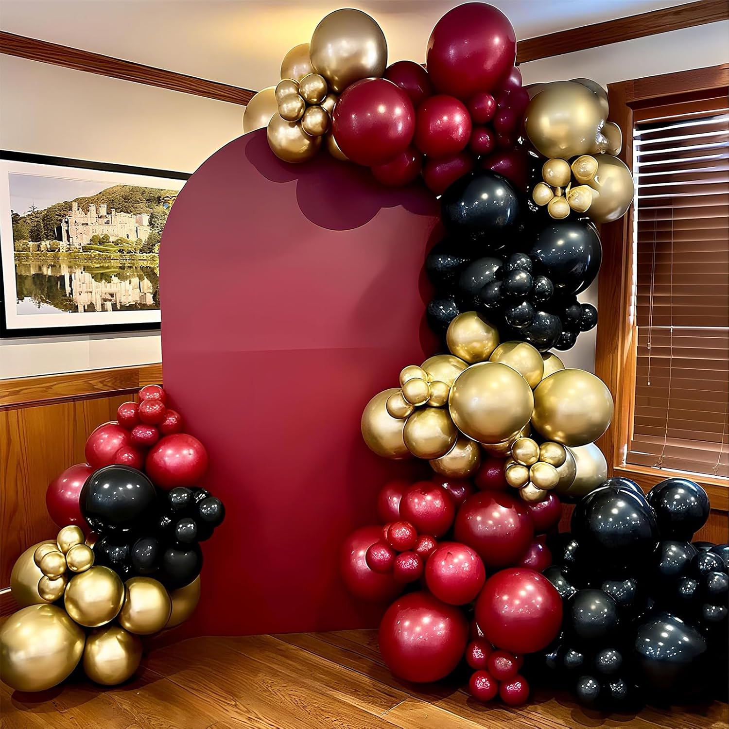 HILAVO 12 Inch Metallic Gold Balloons Party Decor