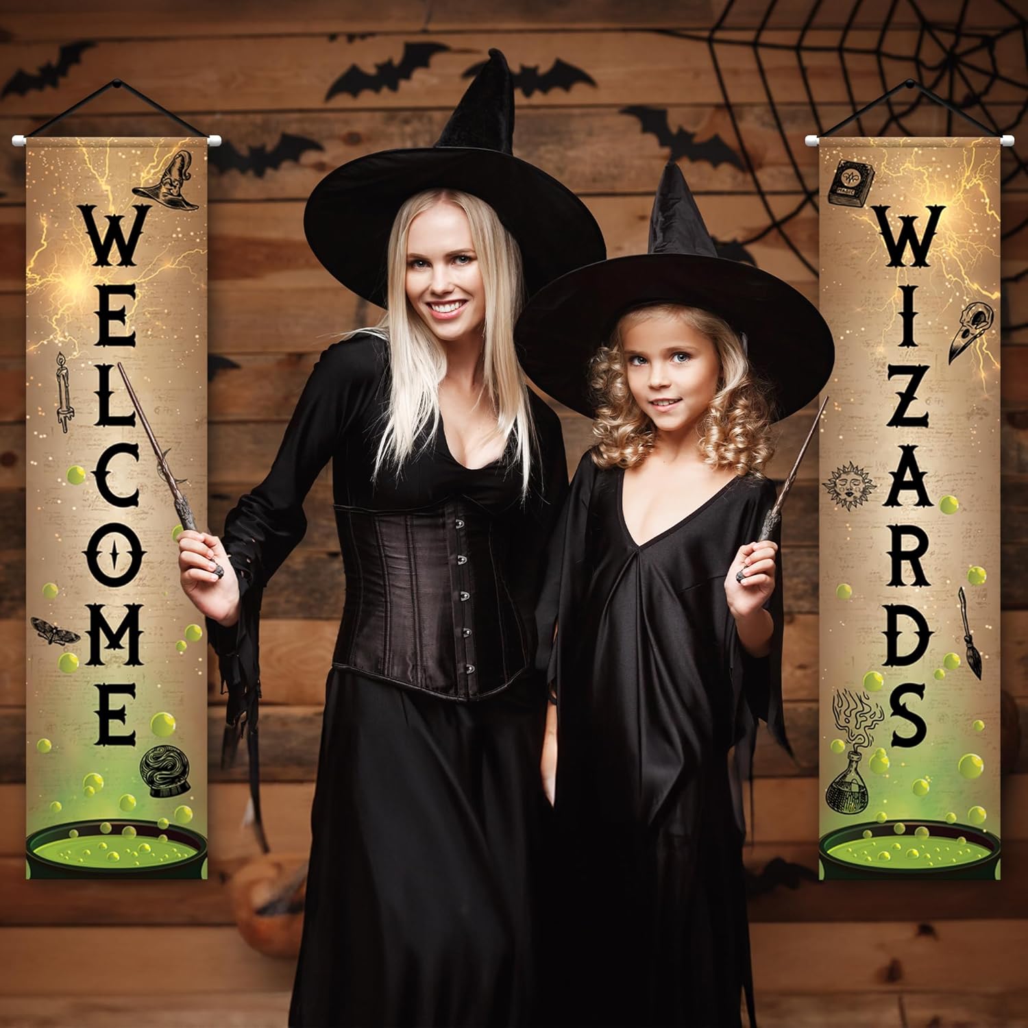 ArtCreativity Welcome Wizards Door Banner 2 Pack
