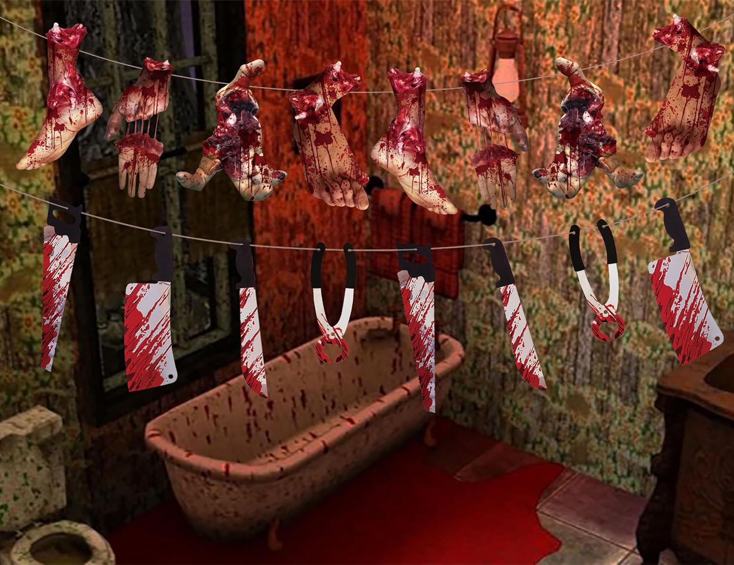 Halloween Decor Party Banners Horror Theme
