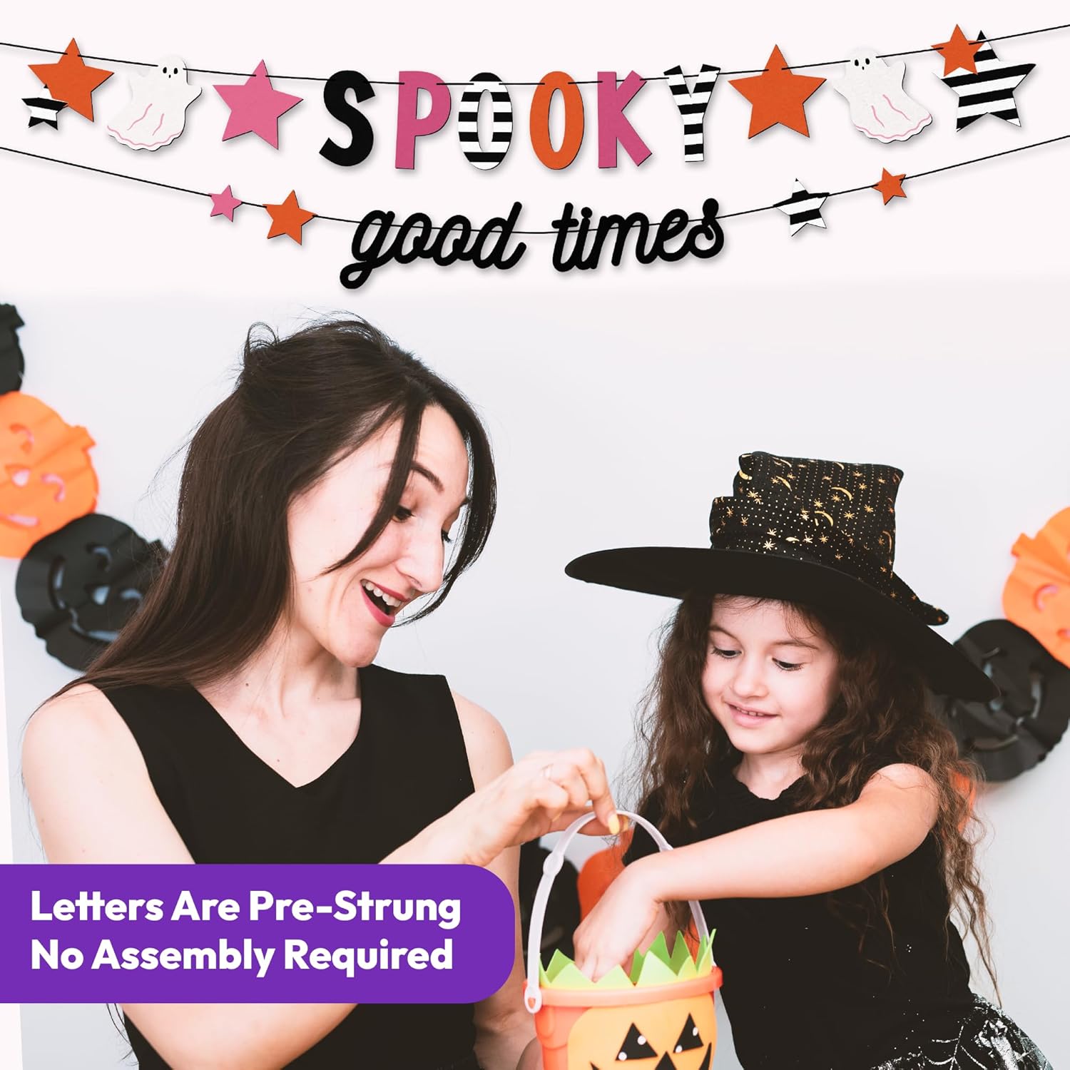 HOUSE OF PARTY Spooky Banner 41 Inches Pre Strung
