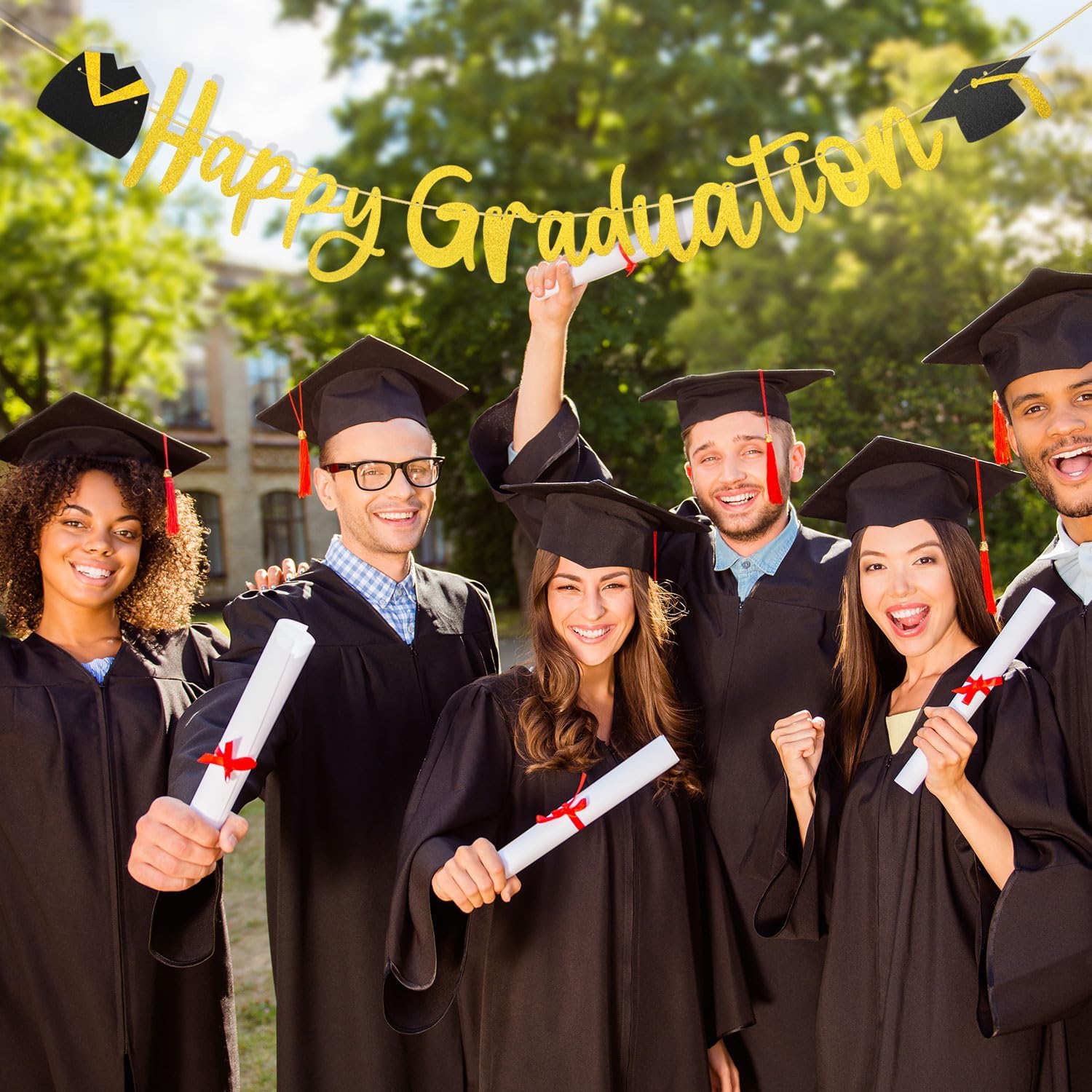 Happy Graduation Banner Decorations