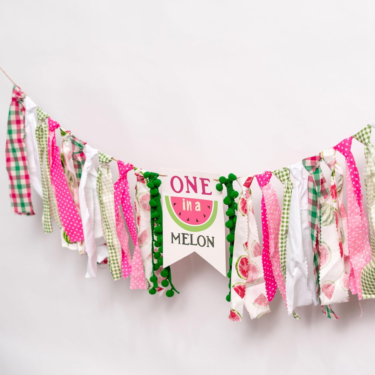 Watermelon High Chair Banner - Fun Birthday Decor