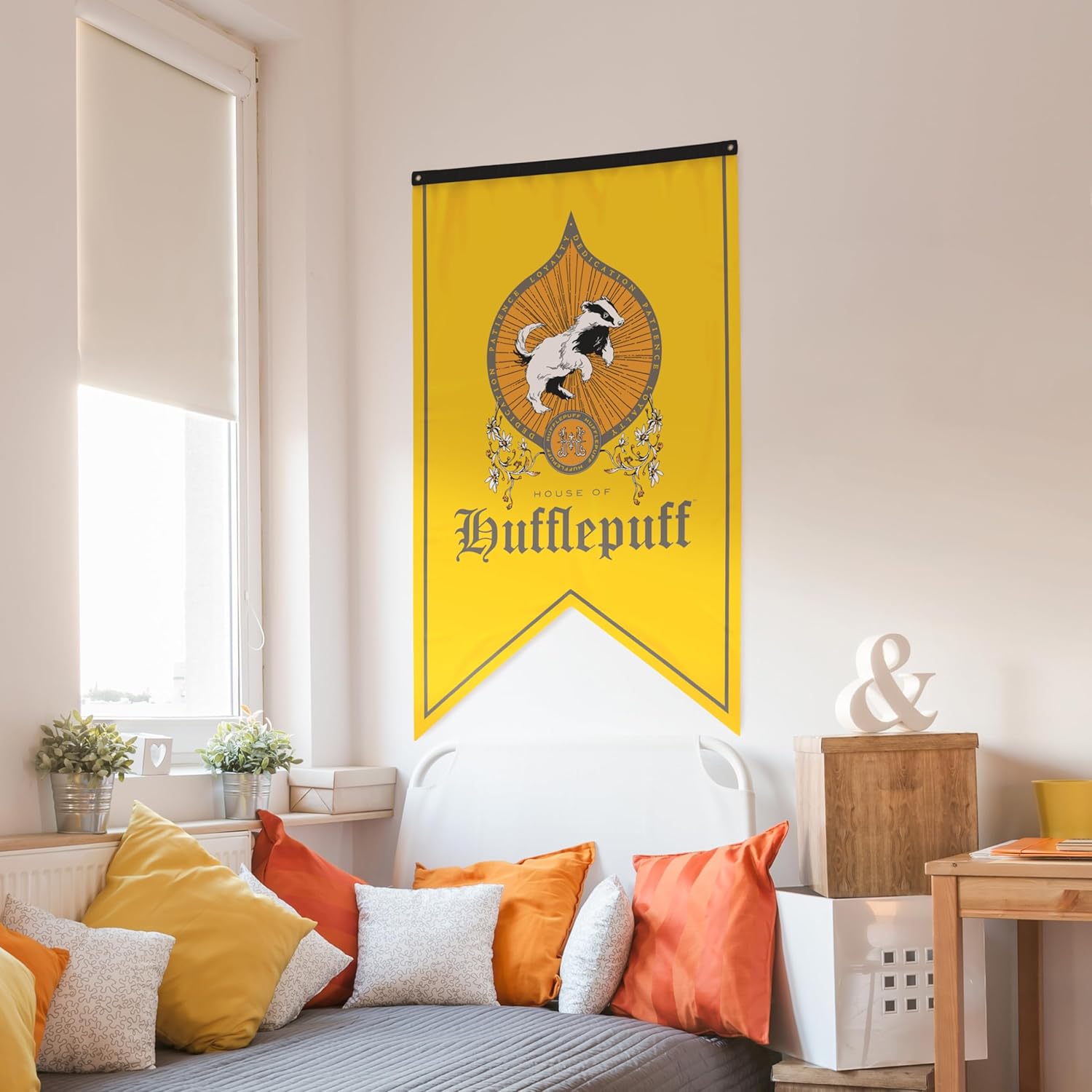 Conquest Journals Hufflepuff Banner 30 x 50 Flag Decor