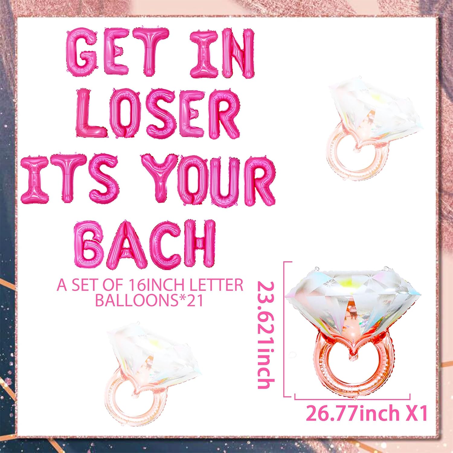 LaVenty Mean Girls Bachelorette Balloon Decor Set
