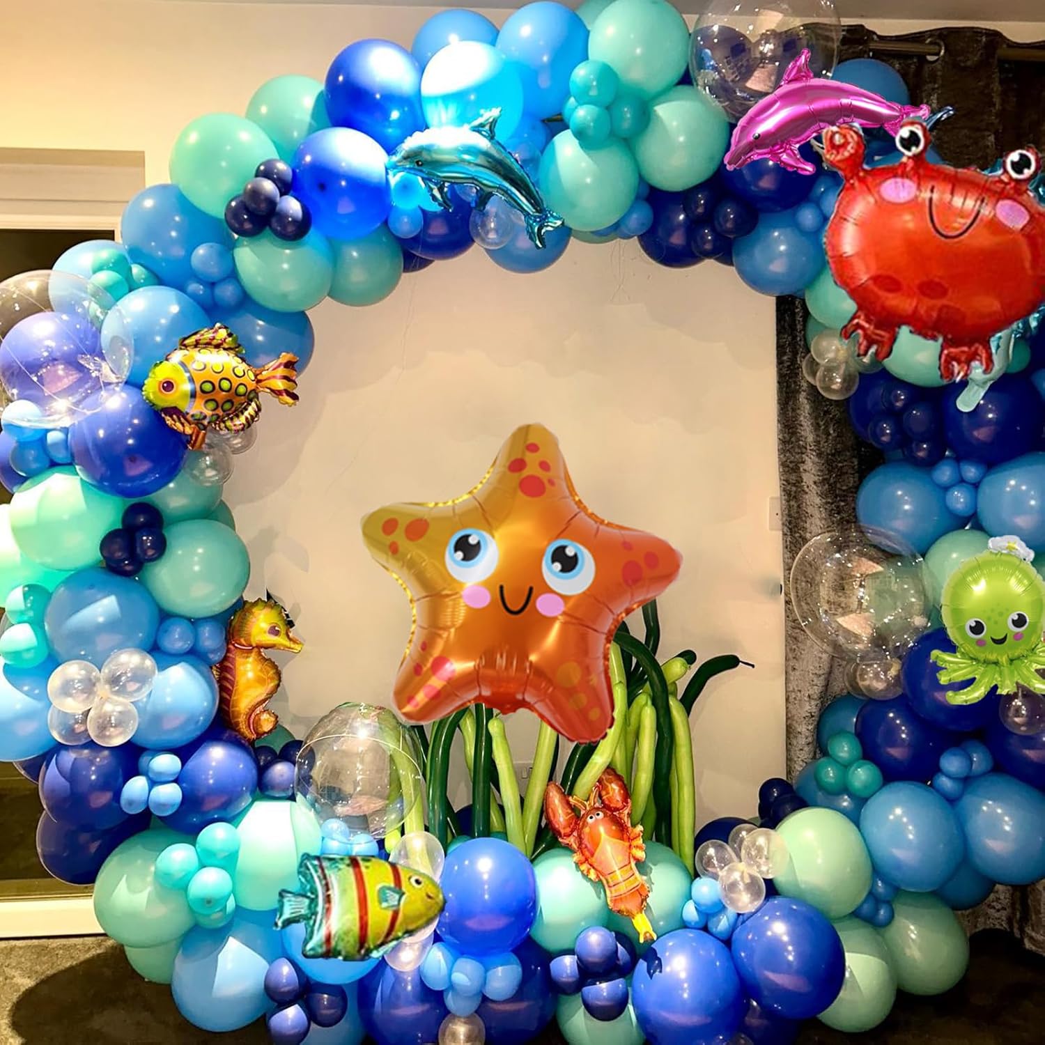 Ocean Themed Party Decorations 165pcs Kit