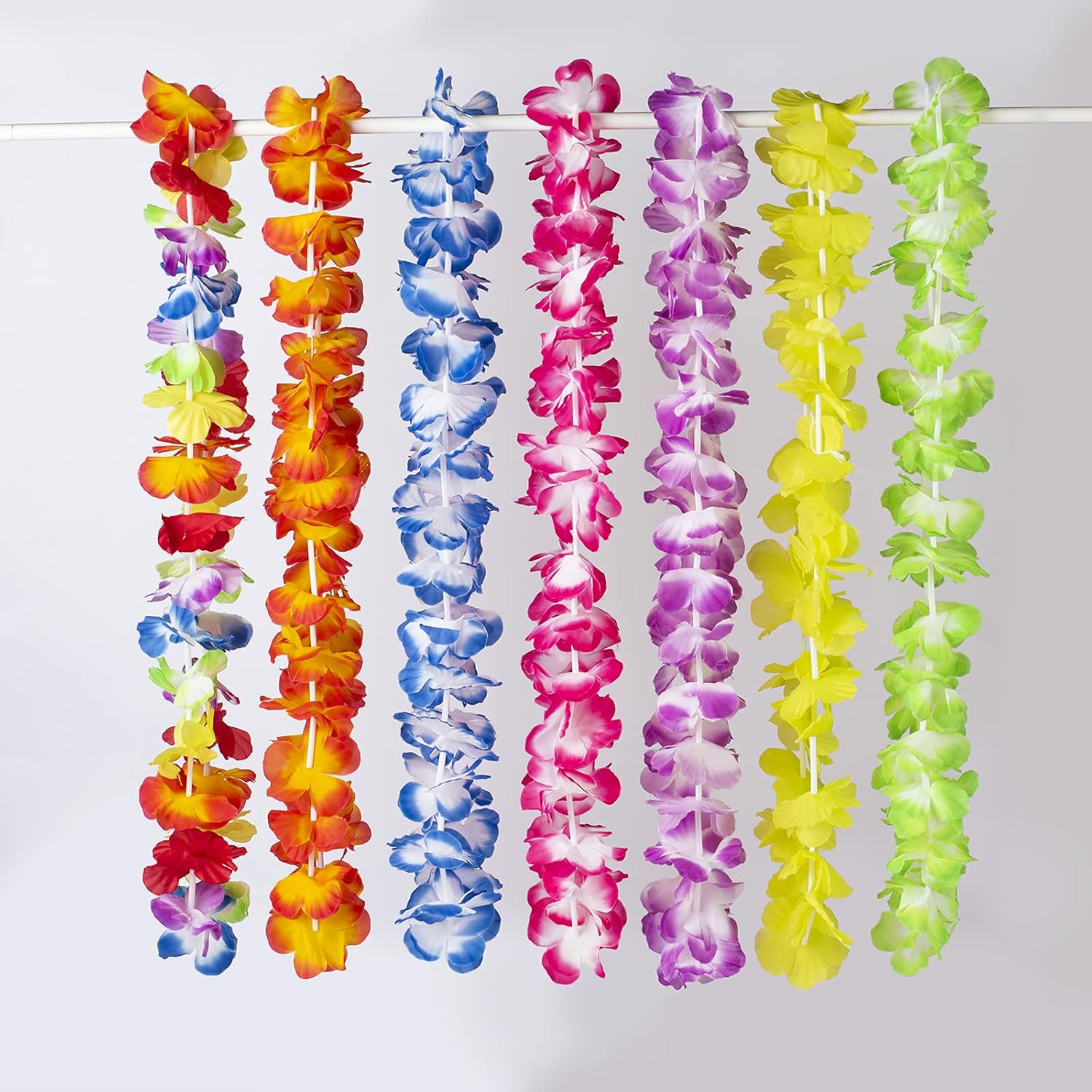 HongyiTime 56 Piece Hawaiian Lei Set