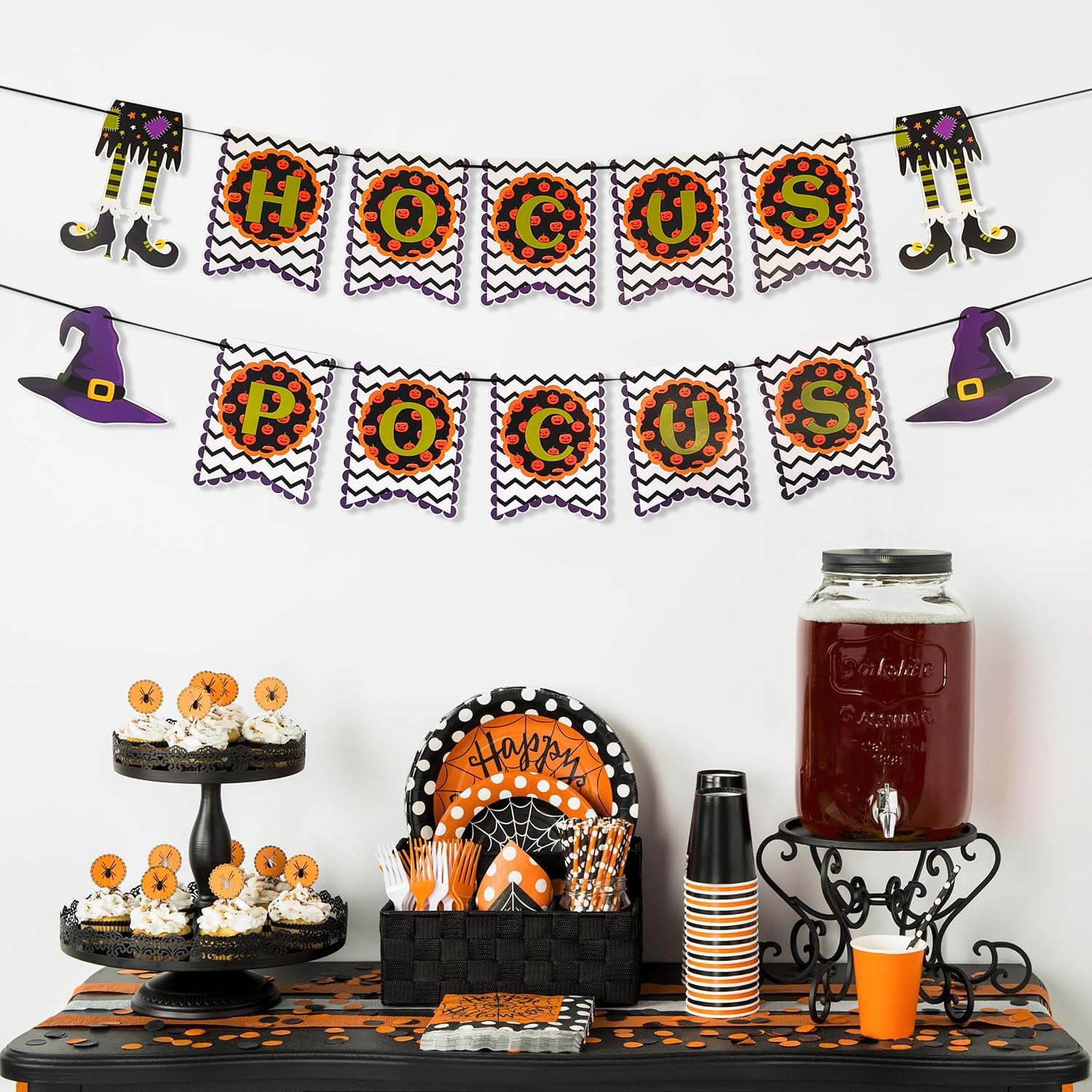 Hocus Pocus Halloween Hanging Banner