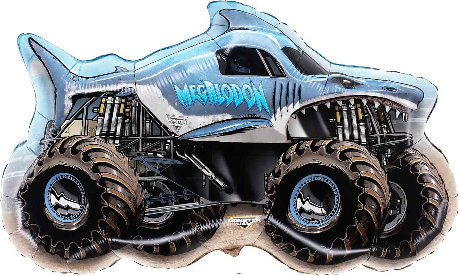 Toyland Pack Of 4 Monster Jam Truck Foil Balloons