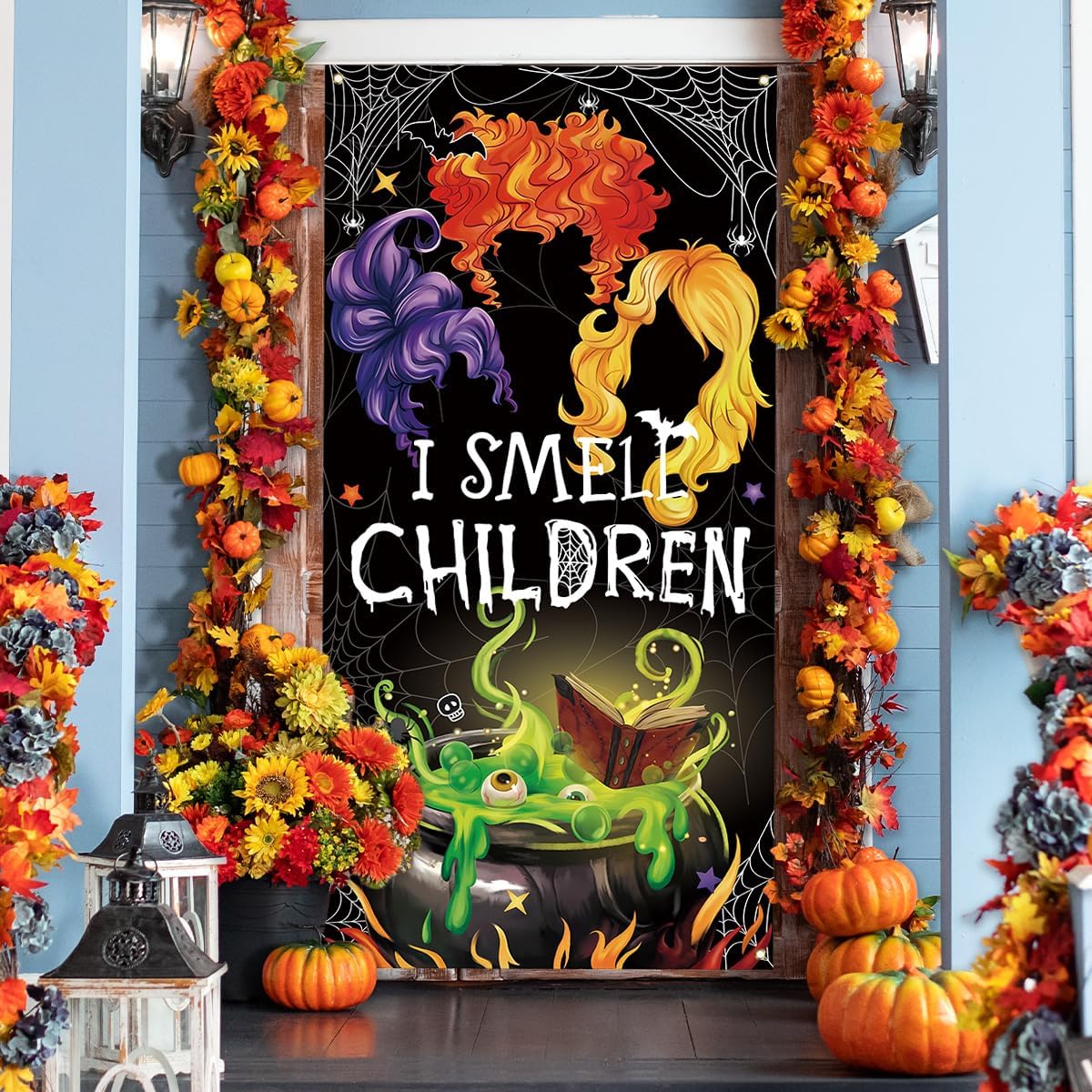 Hocus Pocus Door Cover Sanderson Sisters Halloween Banner