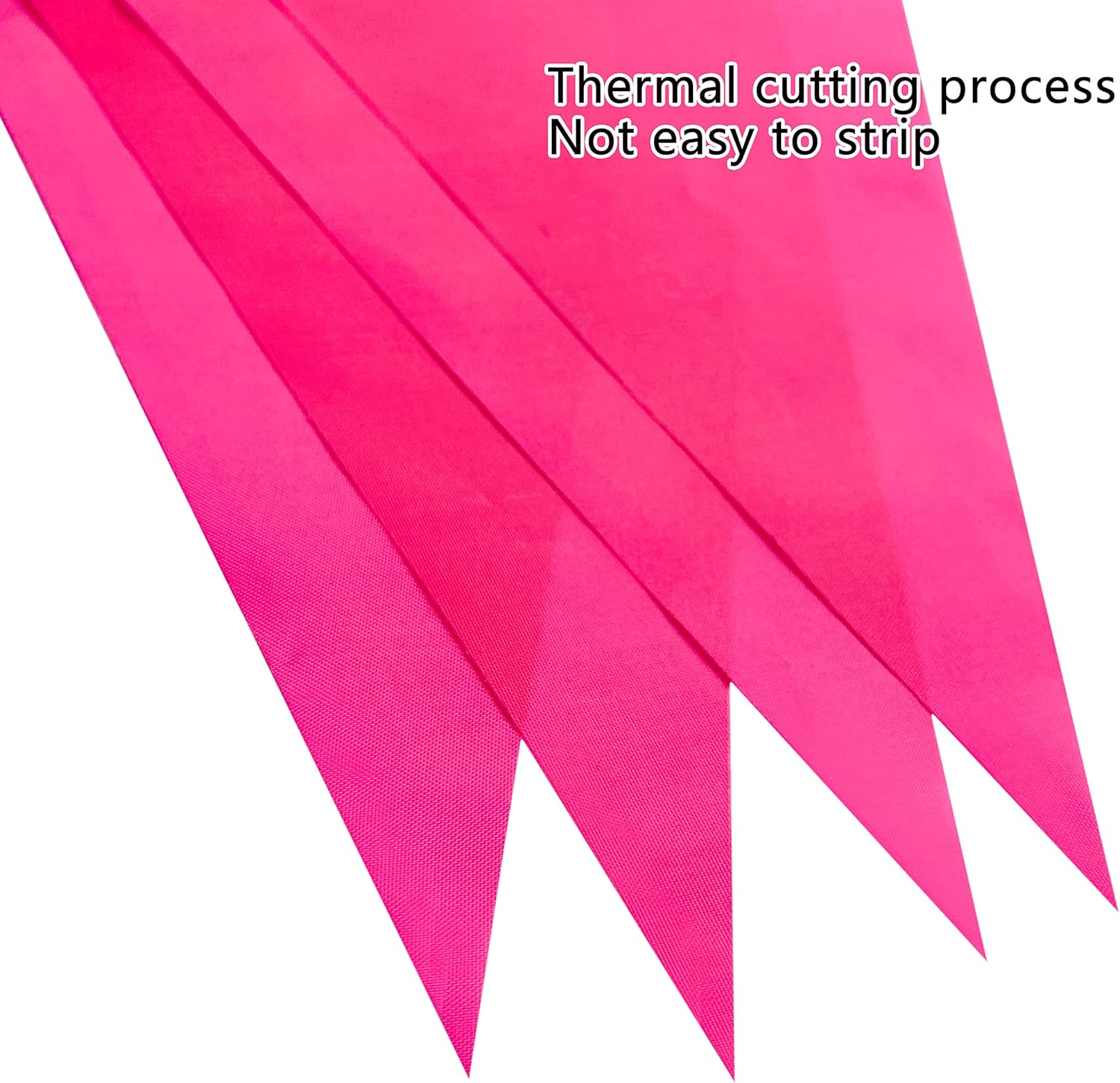 100 Feet Pink Pennant Bunting Flags for Party Decorations