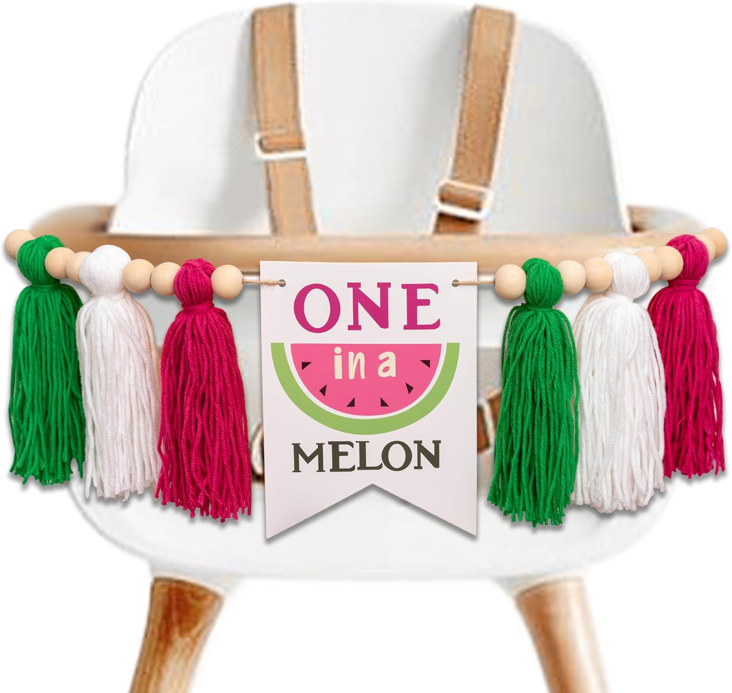 Watermelon High Chair Banner for Kids Party Decor