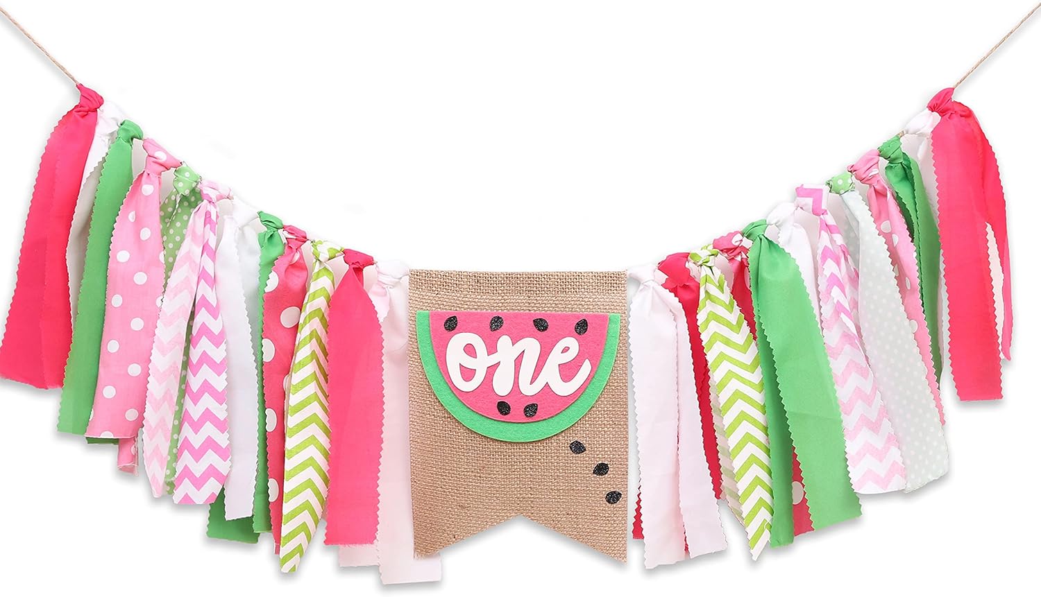 Watermelon Birthday High Chair Banner