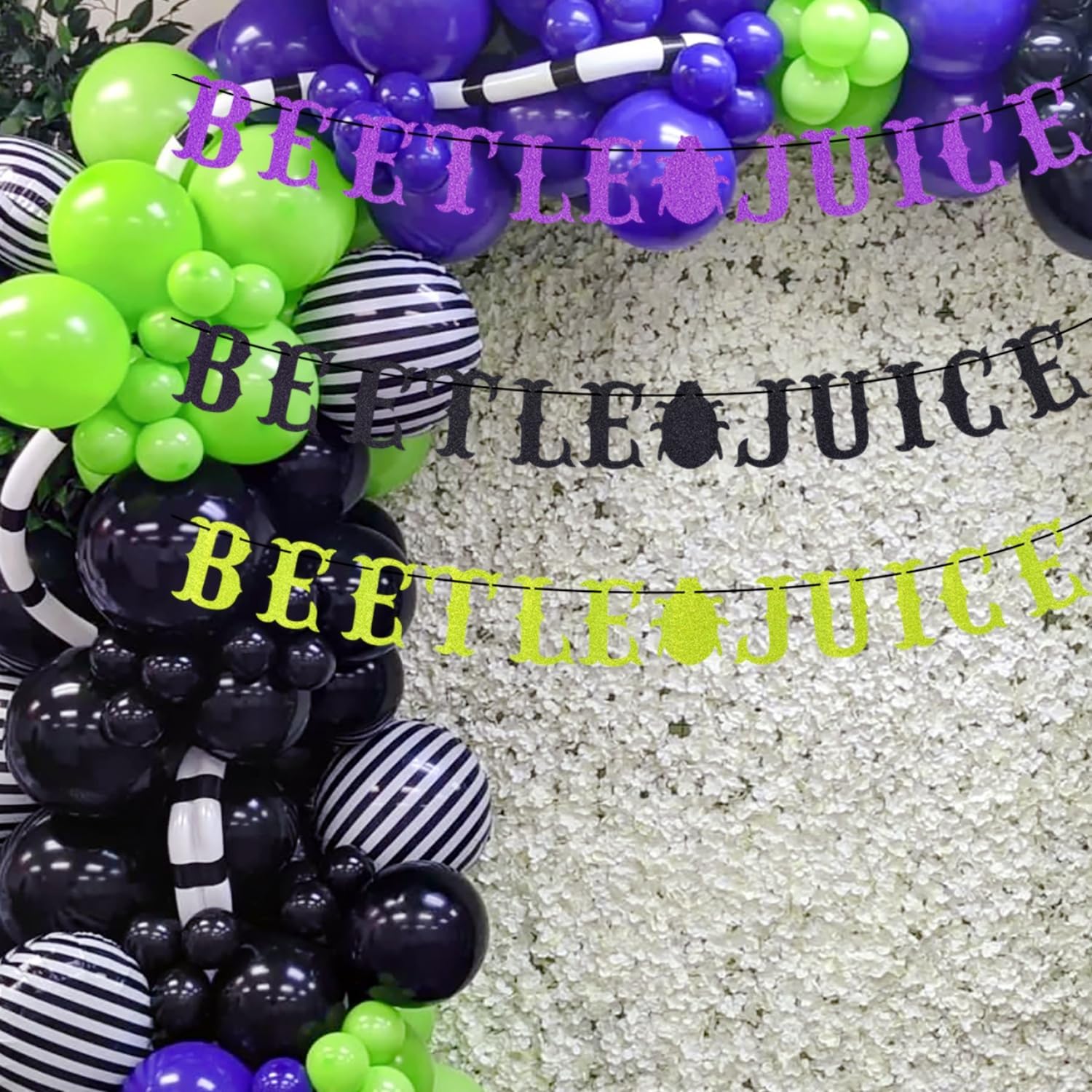 Glitter Beetle Themed Party Banner Decorations