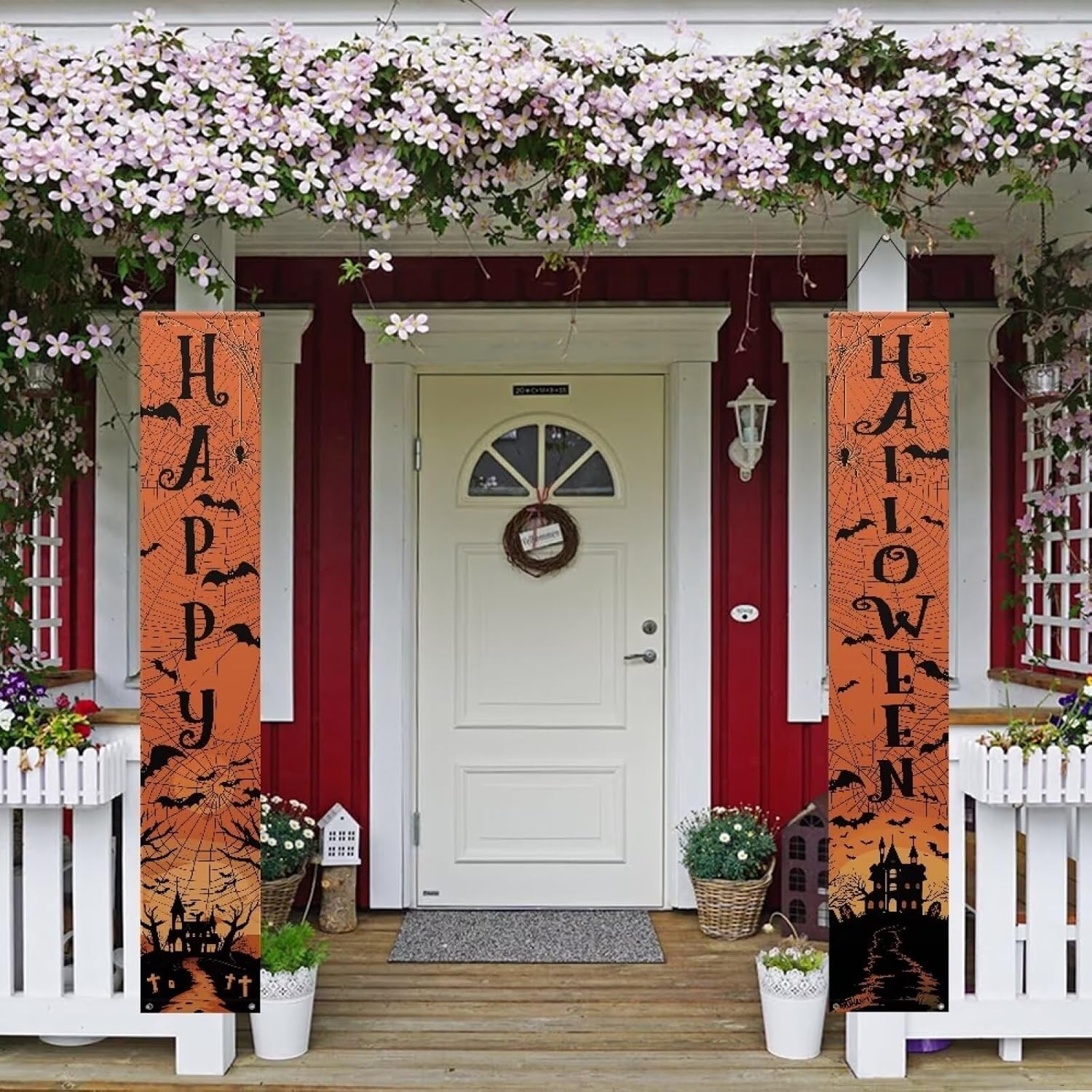 Halloween Witches Outdoor Banner Hocus Pocus Decor
