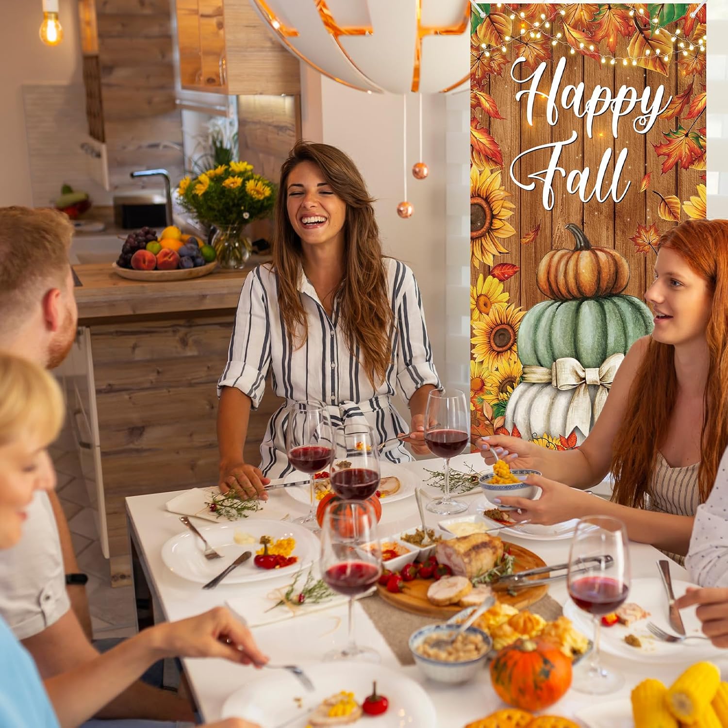 4 Pcs Seasonal Door Decorations for Home Parties