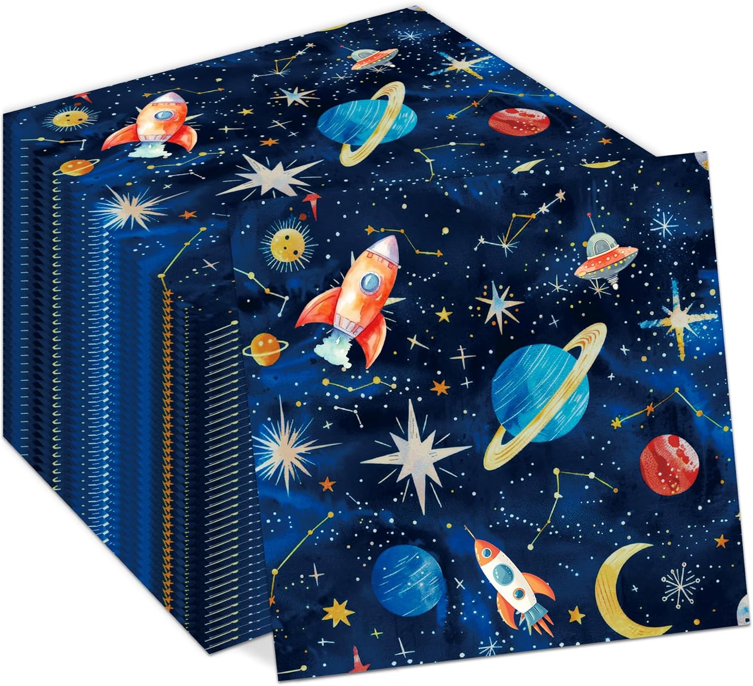 Outer Space Party Napkins 40PCS Disposable