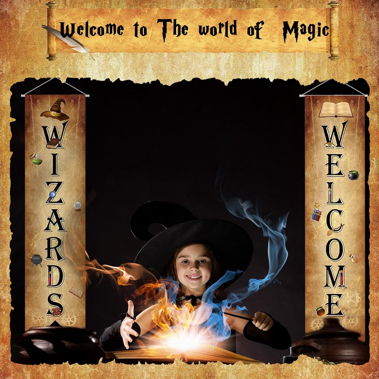 Magical Wizard Decorations for Front Porch and Yard