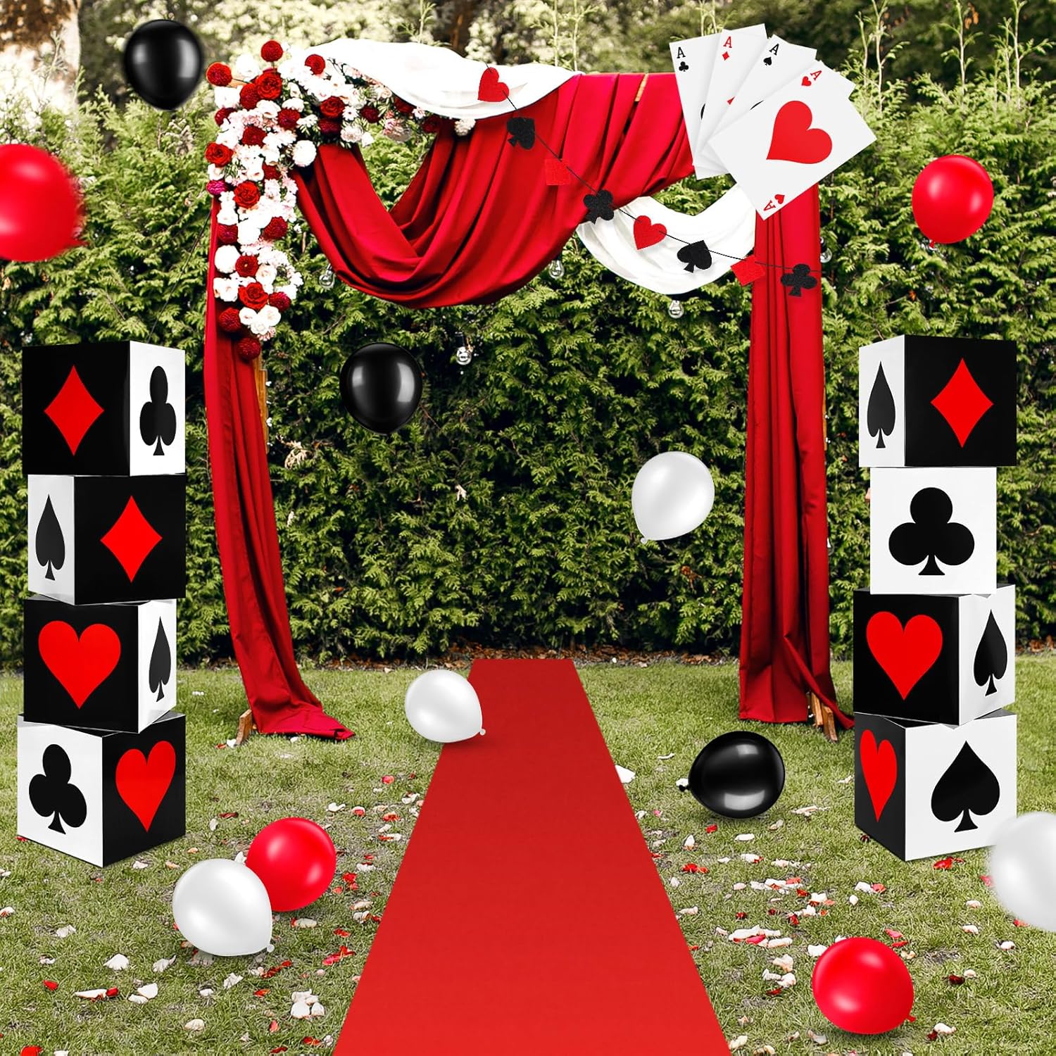 Zhanmai Casino Themed Decorations Set for Game Night Party
