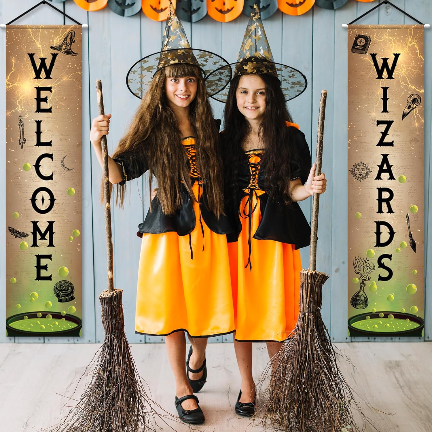 ArtCreativity Welcome Wizards Door Banner 2 Pack