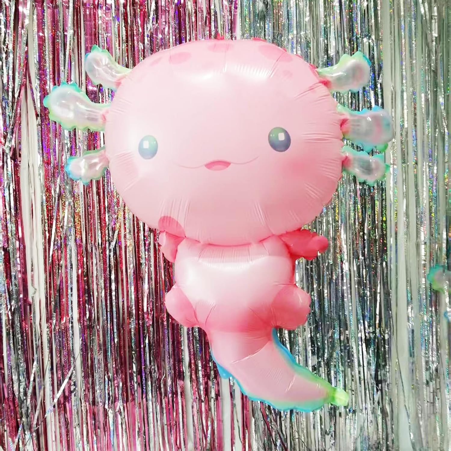 2pcs Axolotl Foil Balloons Birthday Party Decor
