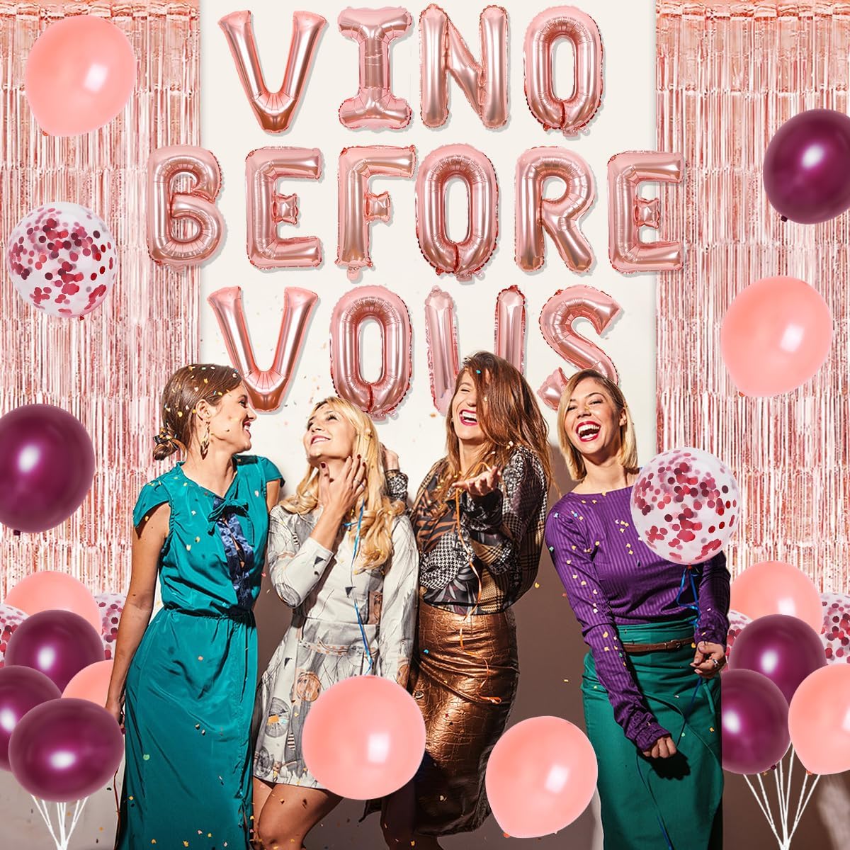 Wine Themed Bachelorette Party Decorations Set