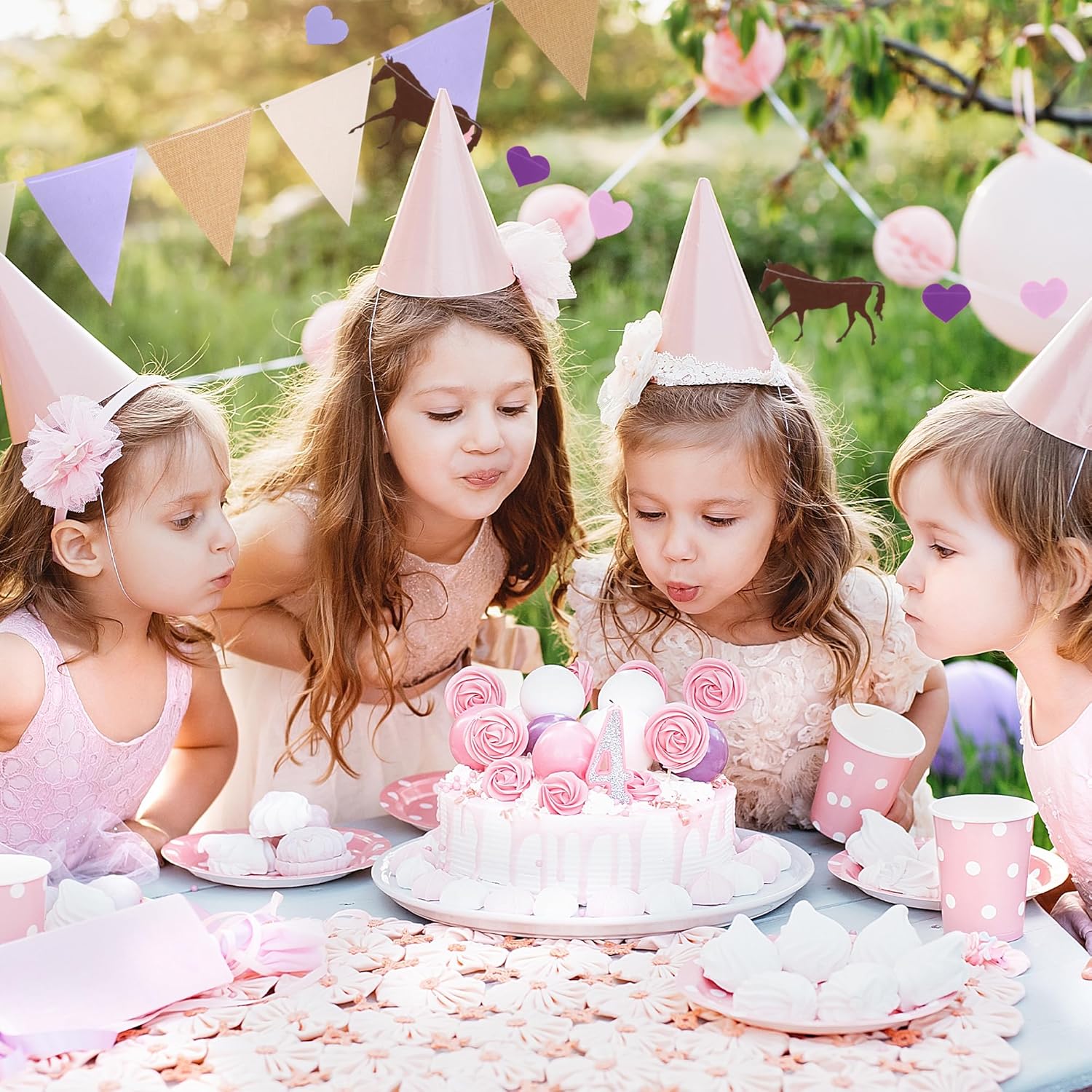 With Luxe Love Horse Birthday Decorations