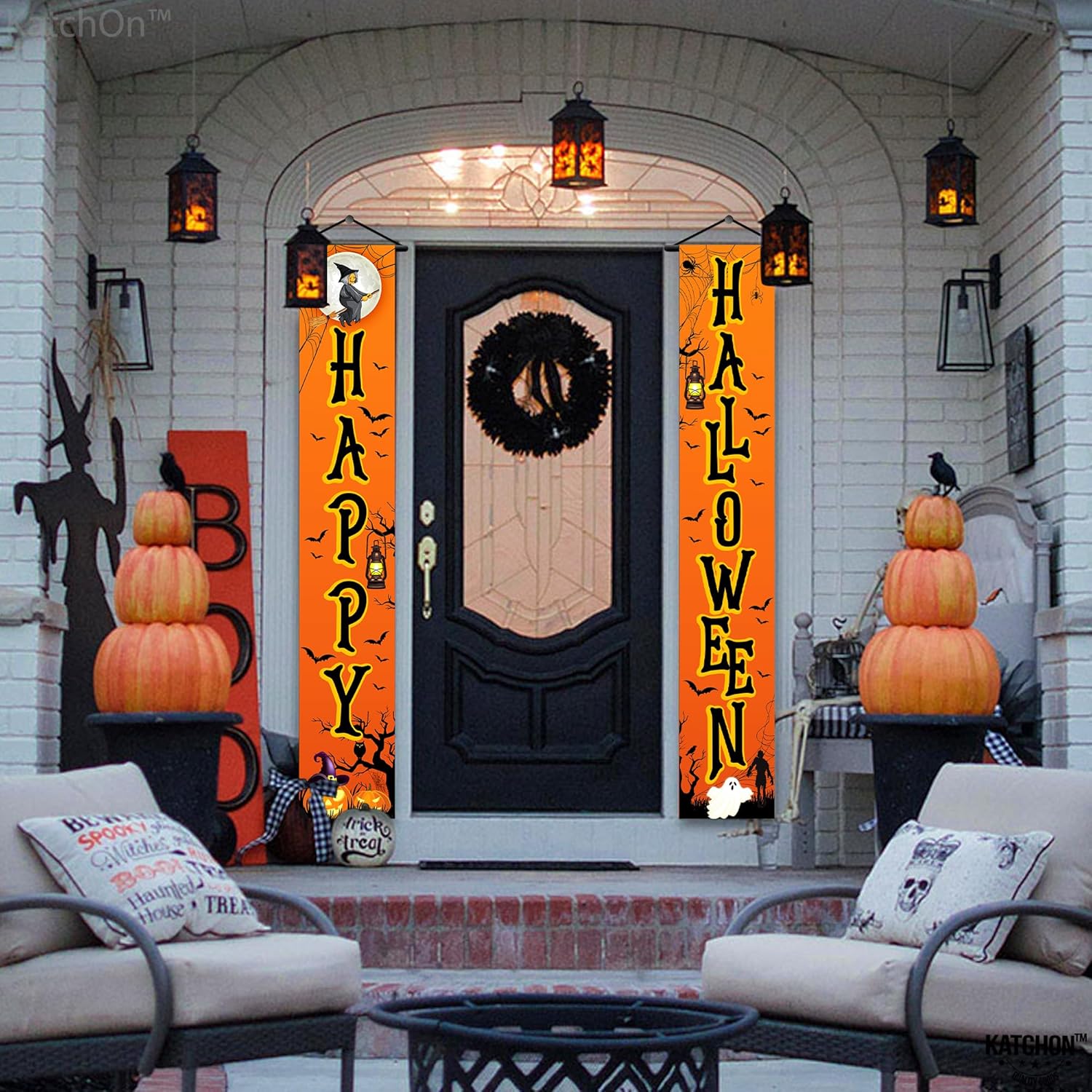 KatchOn Happy Halloween Door Banner XtraLarge