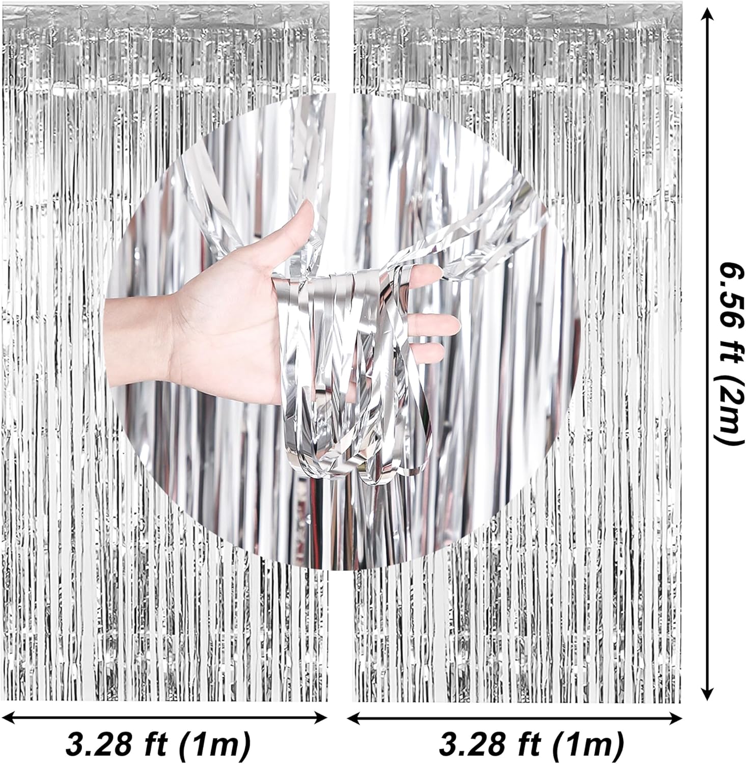 Bachelorette Party Decor Kit with Balloons and Foil Curtains