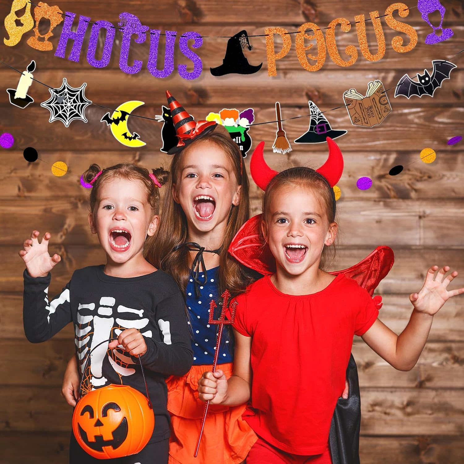 Premium 30pcs Hocus Pocus Halloween Decorations Set