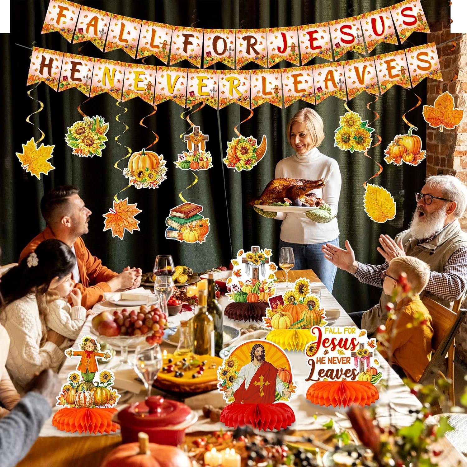 Blosssound Fall for Jesus Decorations 29 Pack