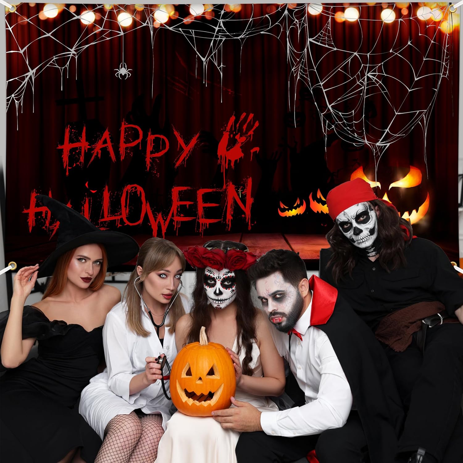 Happy Halloween Banner for Wall Decorations