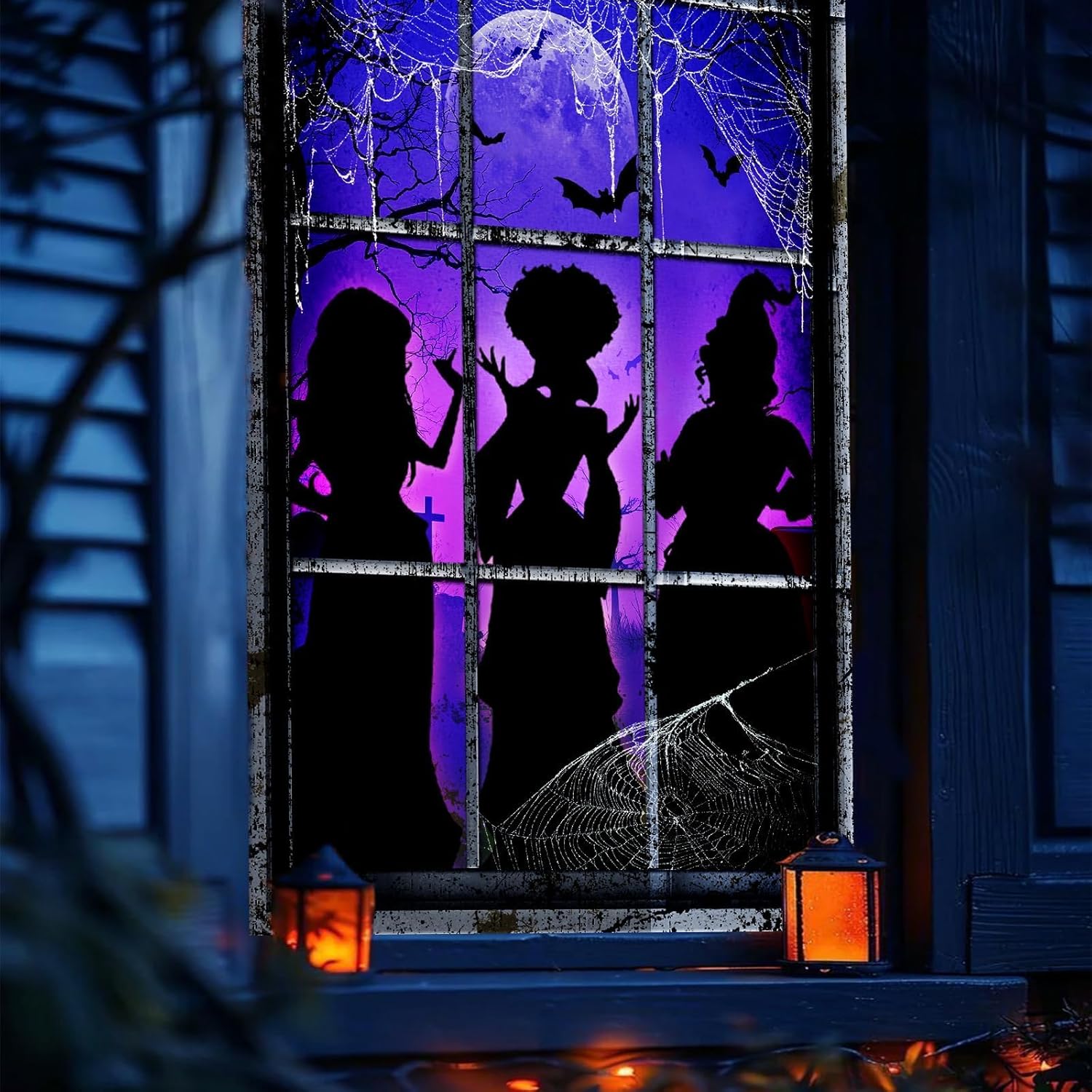 Bunny Chorus Halloween Window Banner 31x47 Inch