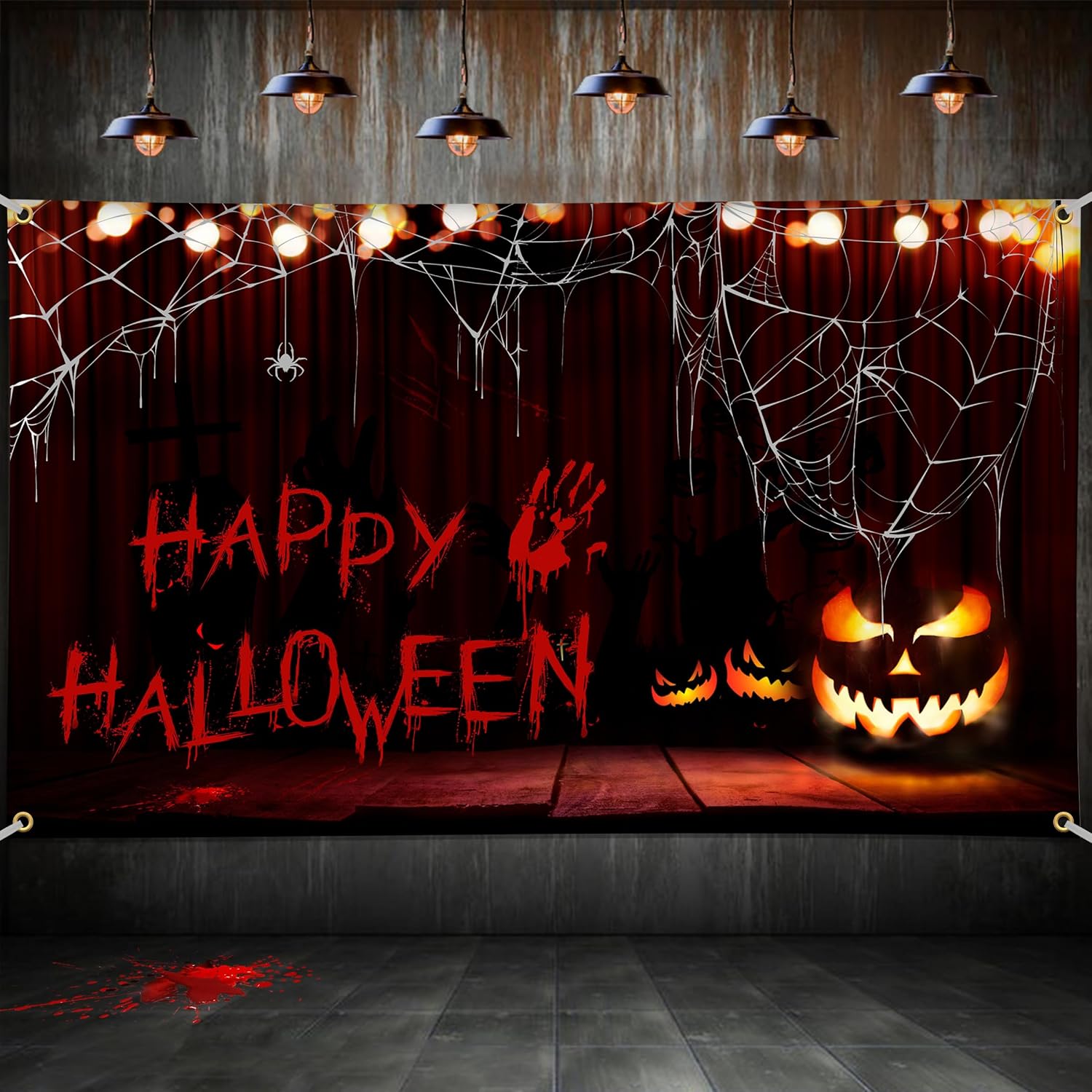 Happy Halloween Banner for Wall Decorations