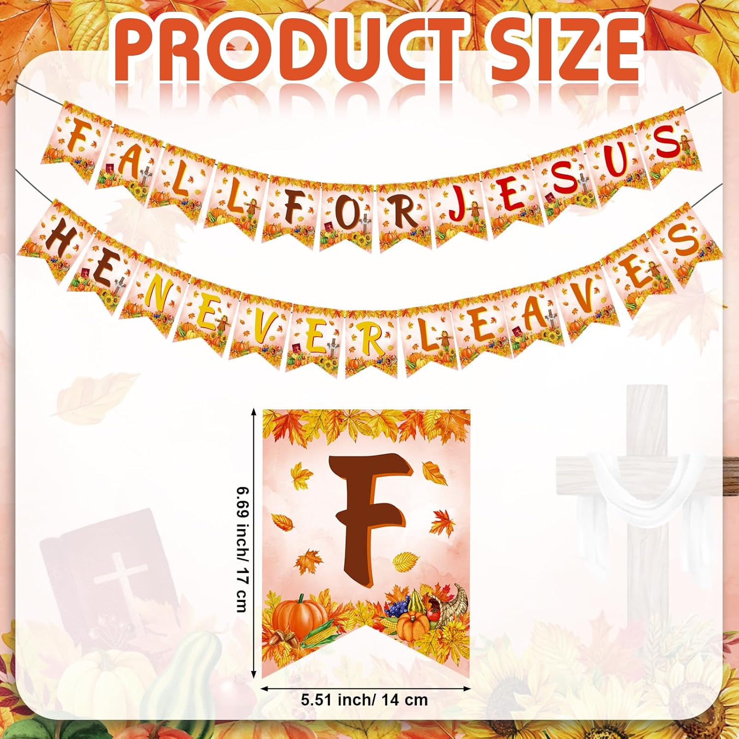 Blosssound Fall for Jesus Decorations 29 Pack
