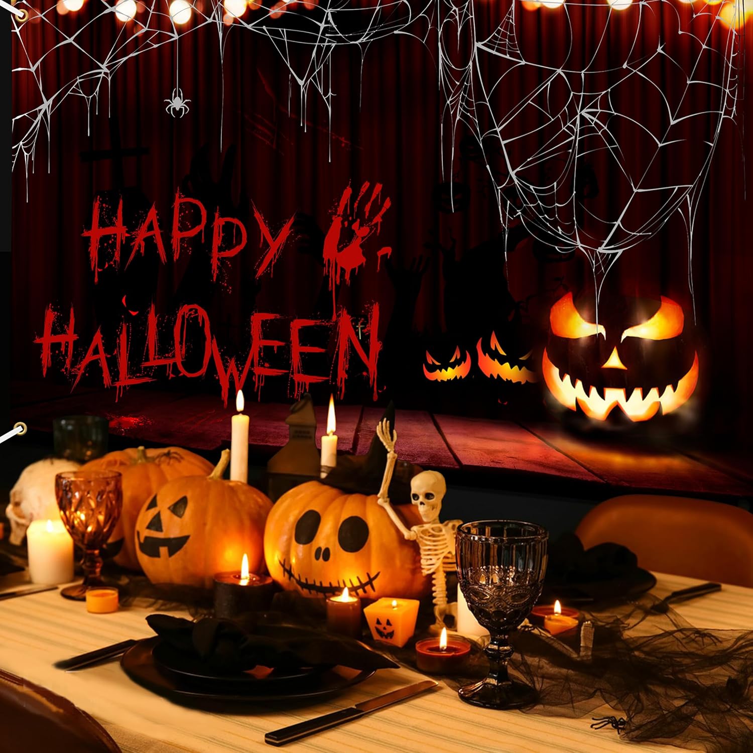 Happy Halloween Banner for Wall Decorations