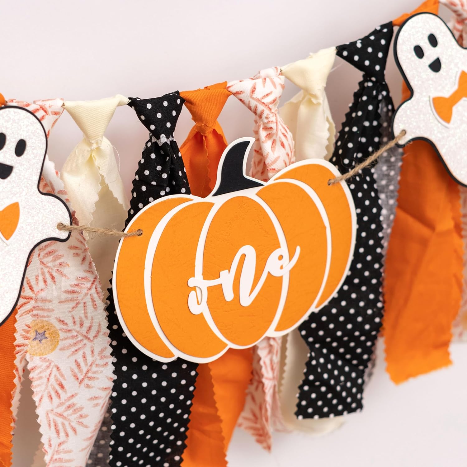 Pumpkin Spook High Chair Banner for Halloween