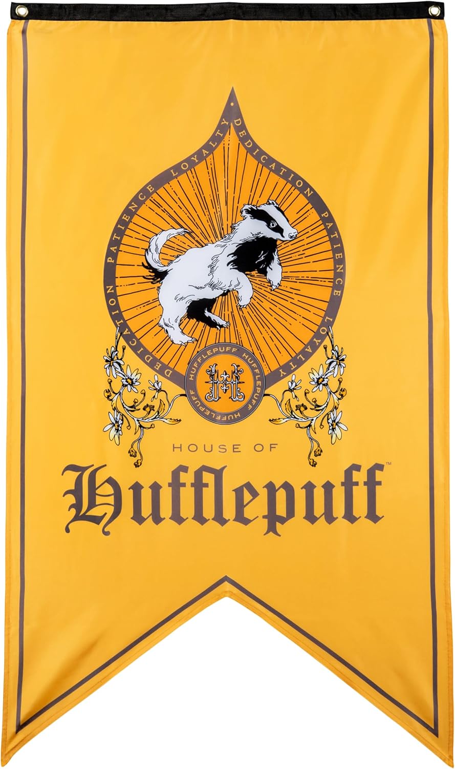 Conquest Journals Hufflepuff Banner 30 x 50 Flag Decor