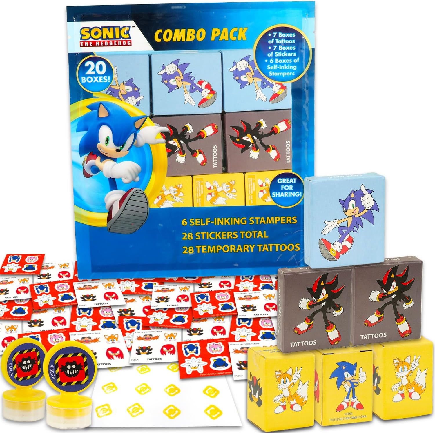 Sonic The Hedgehog Party Favors 20 Piece Set