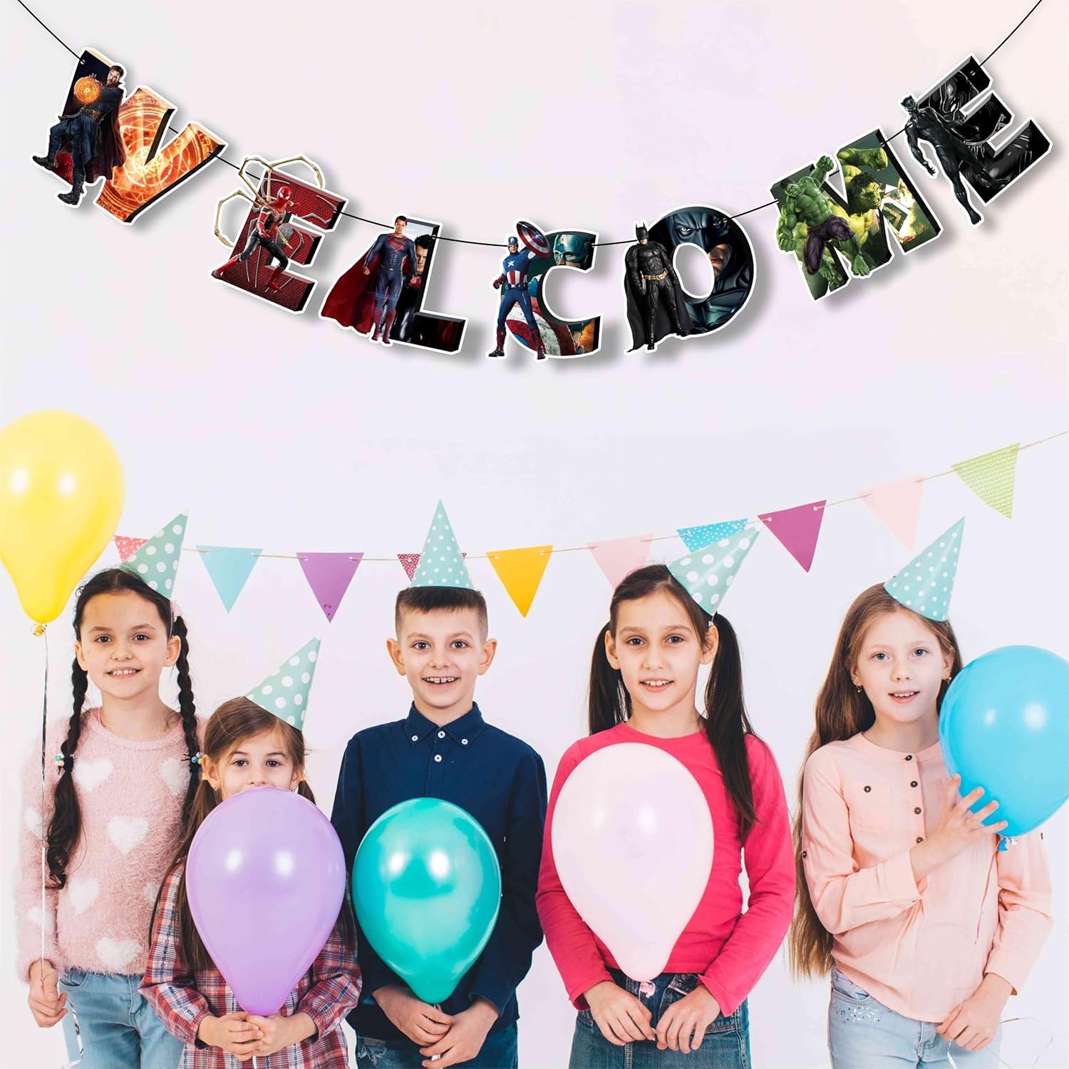 Seyal Suprhero Welcome Banner 10 Feet
