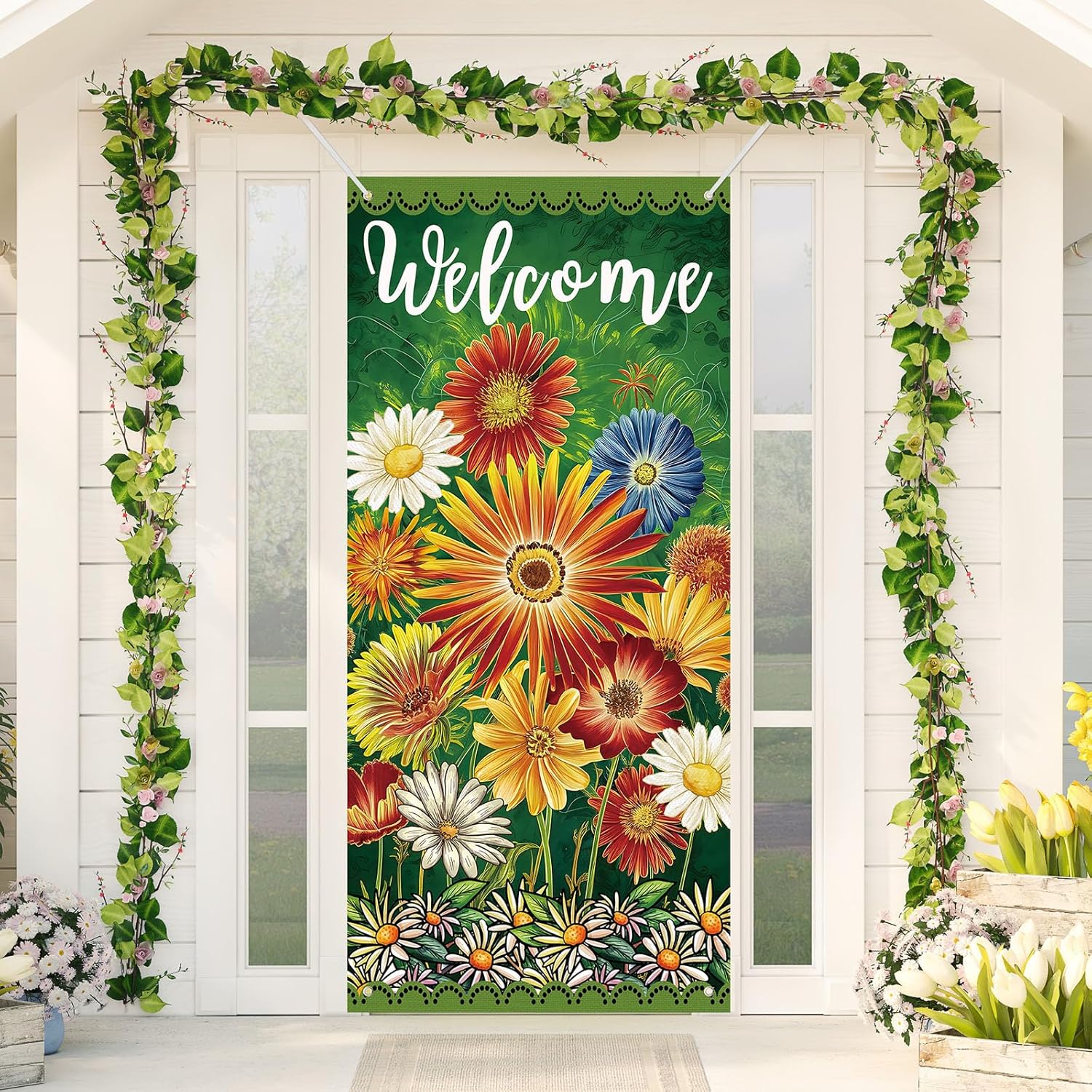 4 Pcs Seasonal Door Decorations for Home Parties