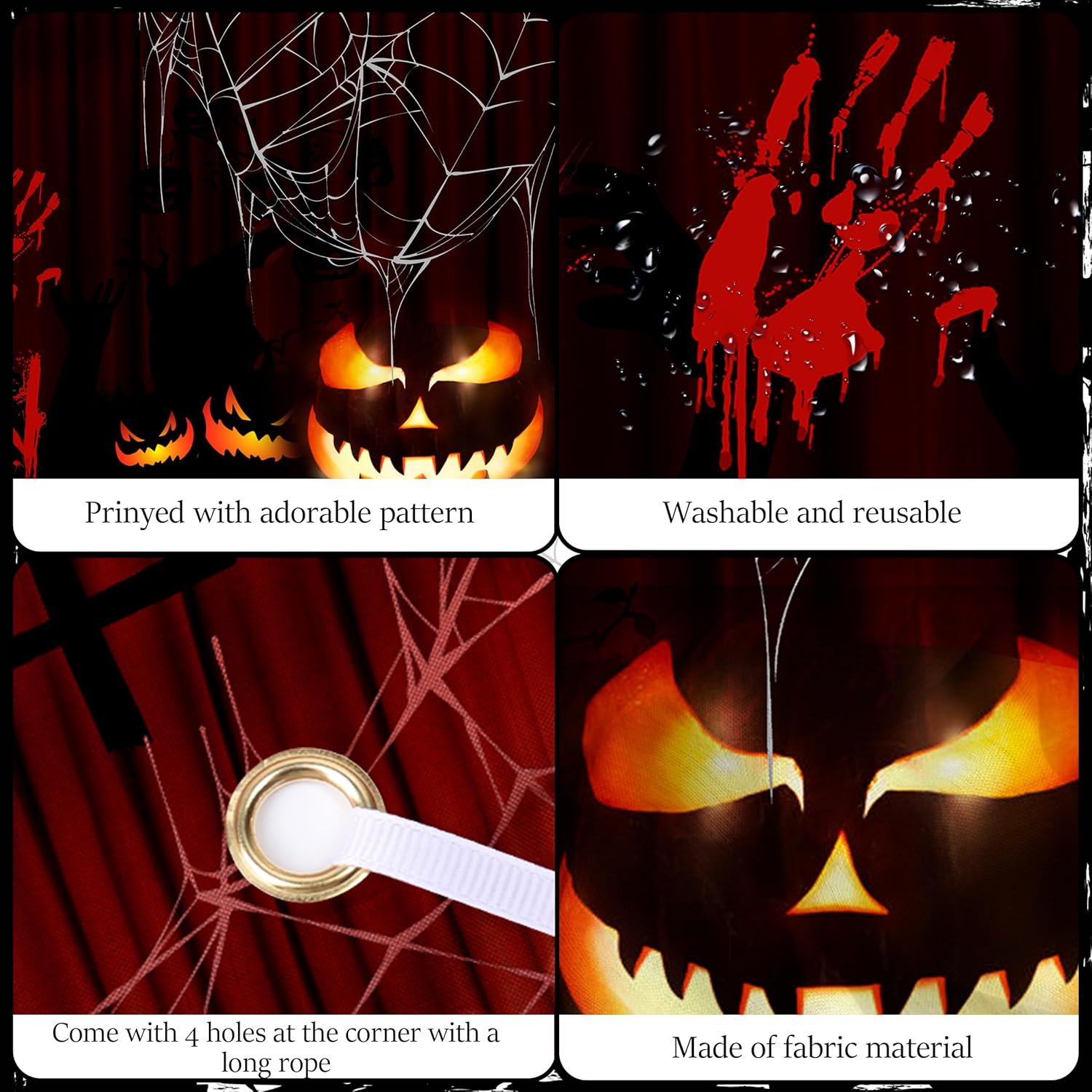 Happy Halloween Banner for Wall Decorations