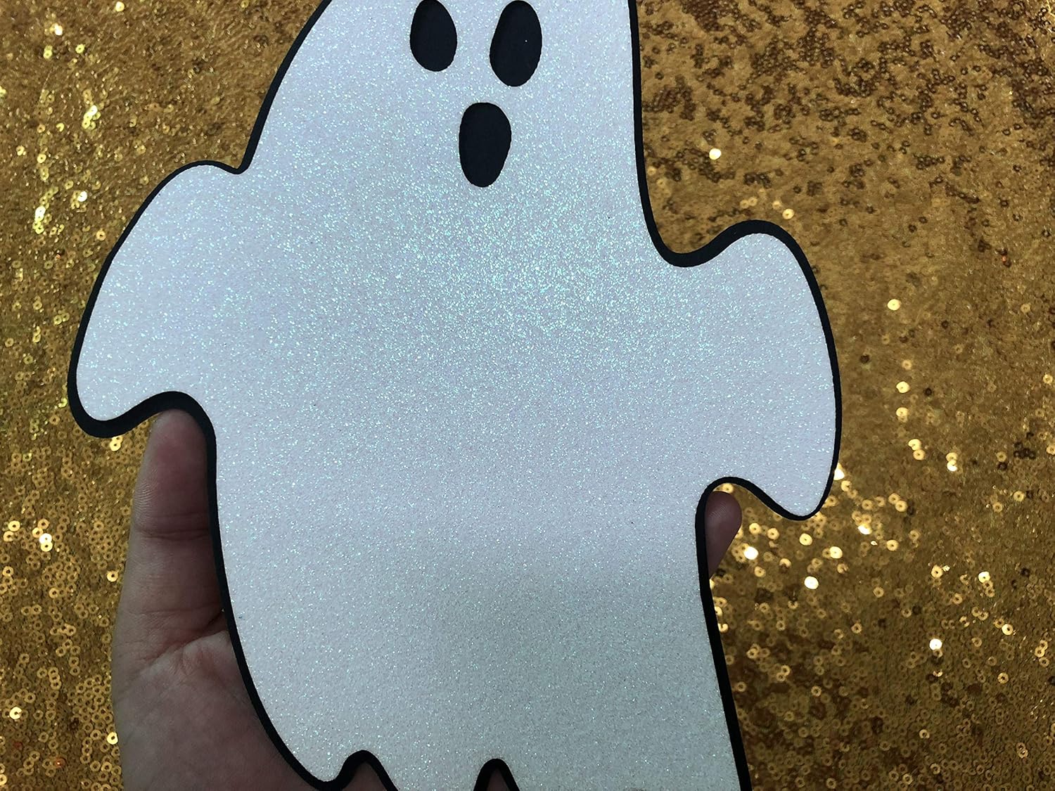 LeeSky Black Here For The Boos Halloween Banner