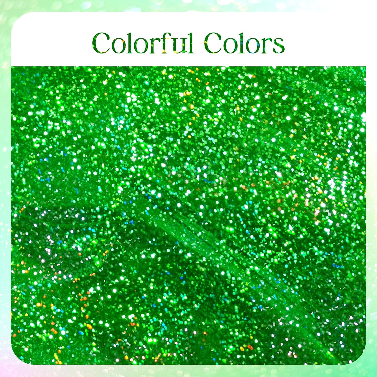 4 Pcs Green Holographic Laser Tablecloth 40x108