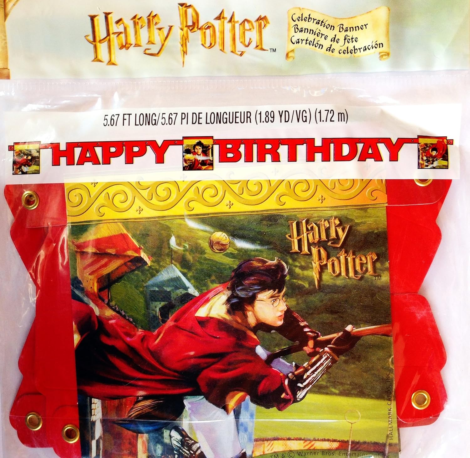 Harry Potter Happy Birthday Banner