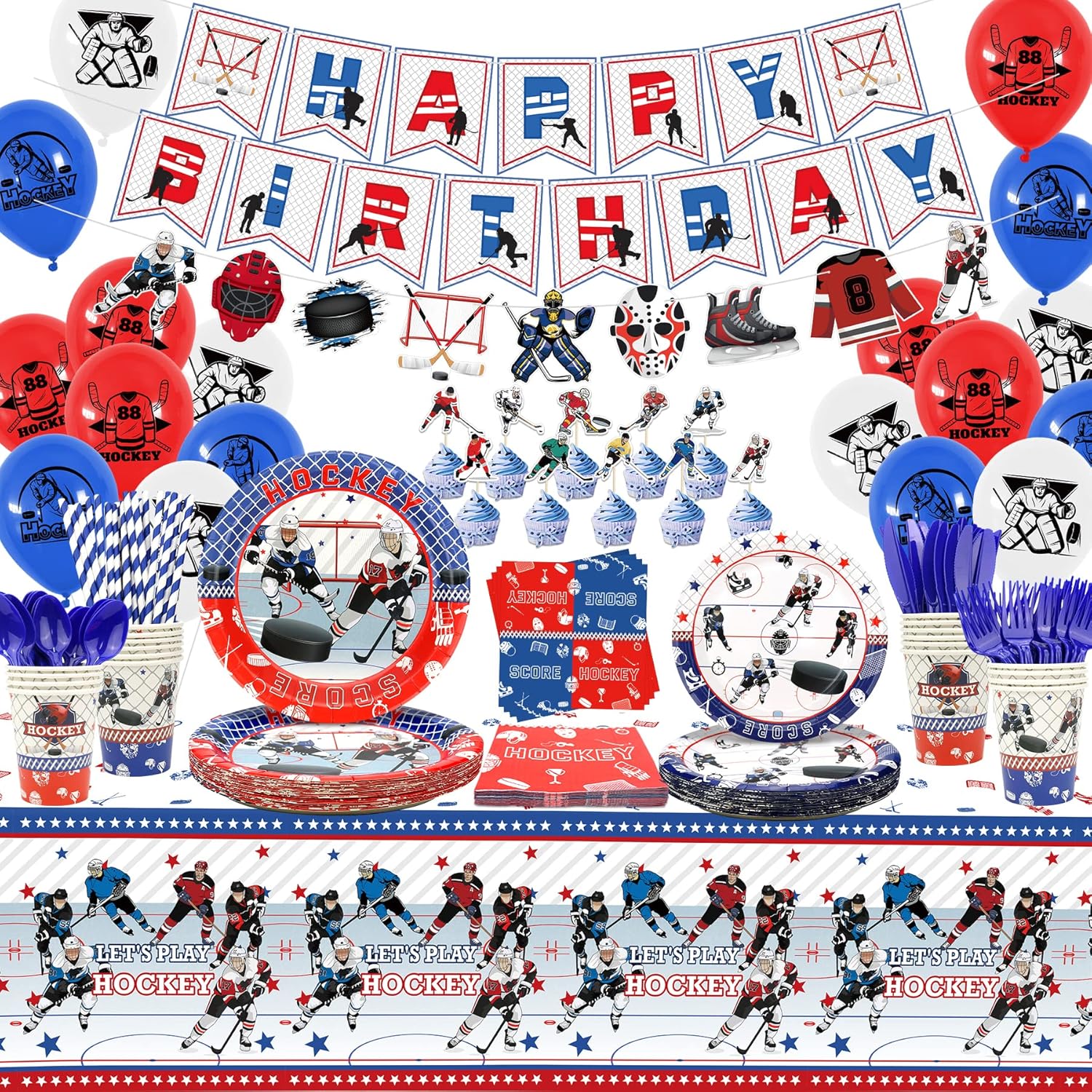 KEFAN Hockey Party Favor Set for 20 Kids