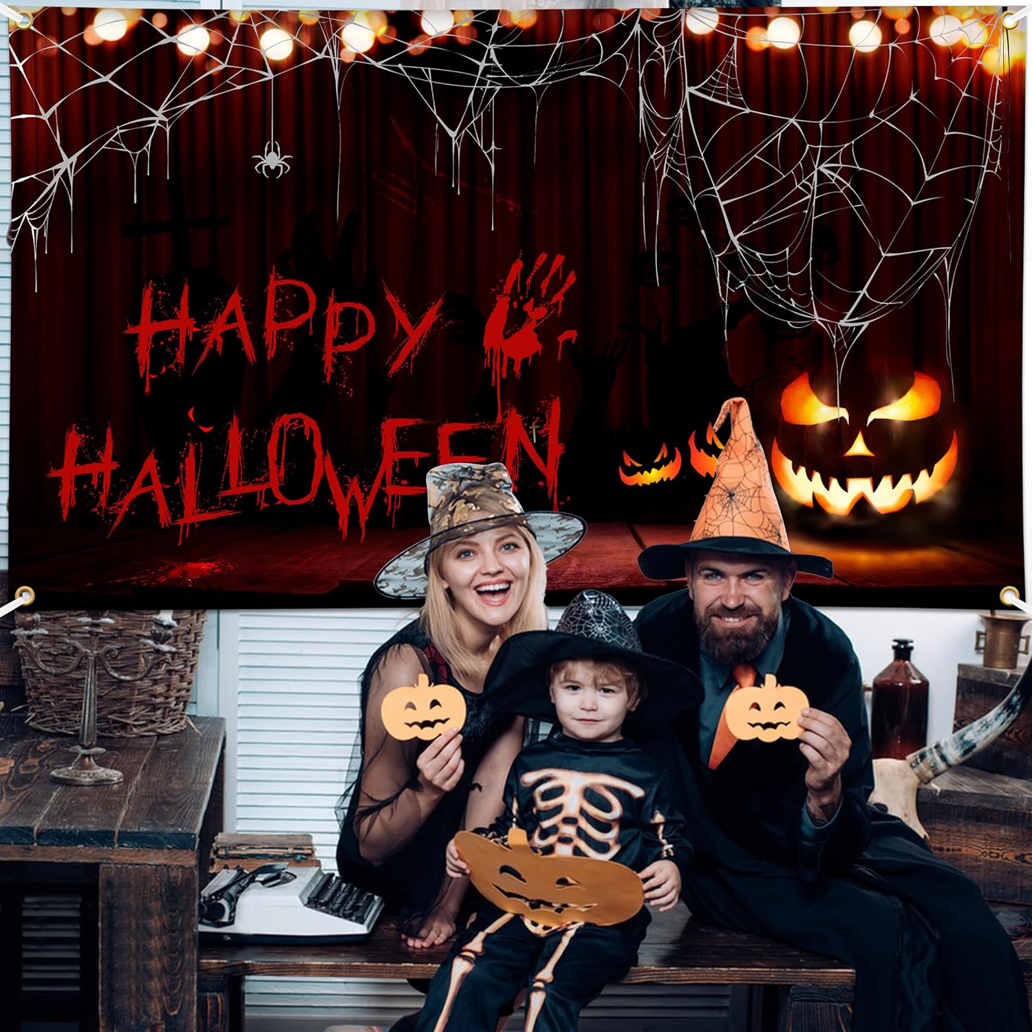 Happy Halloween Banner for Wall Decorations