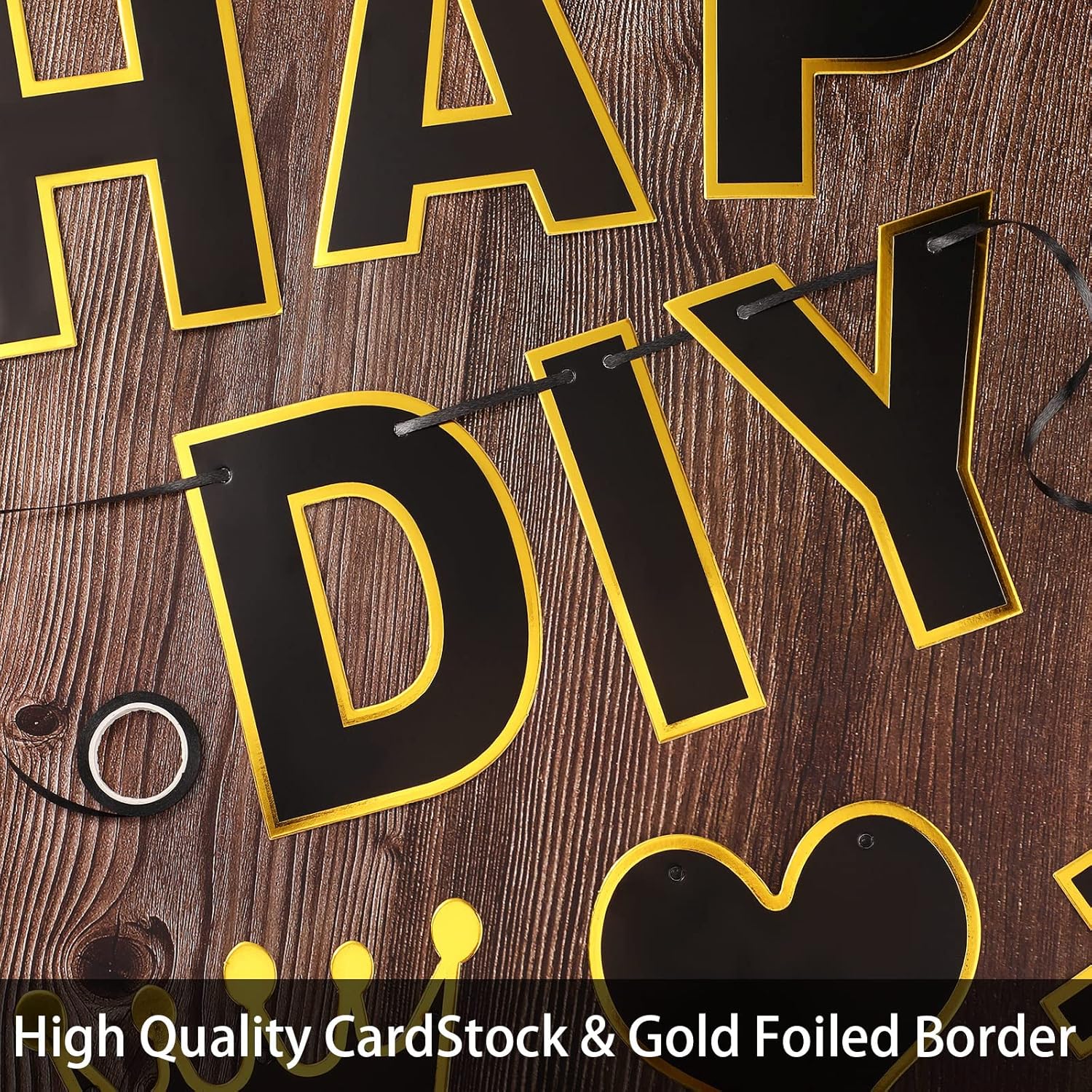 TaoBary 143 Pcs DIY Birthday Banner Kit