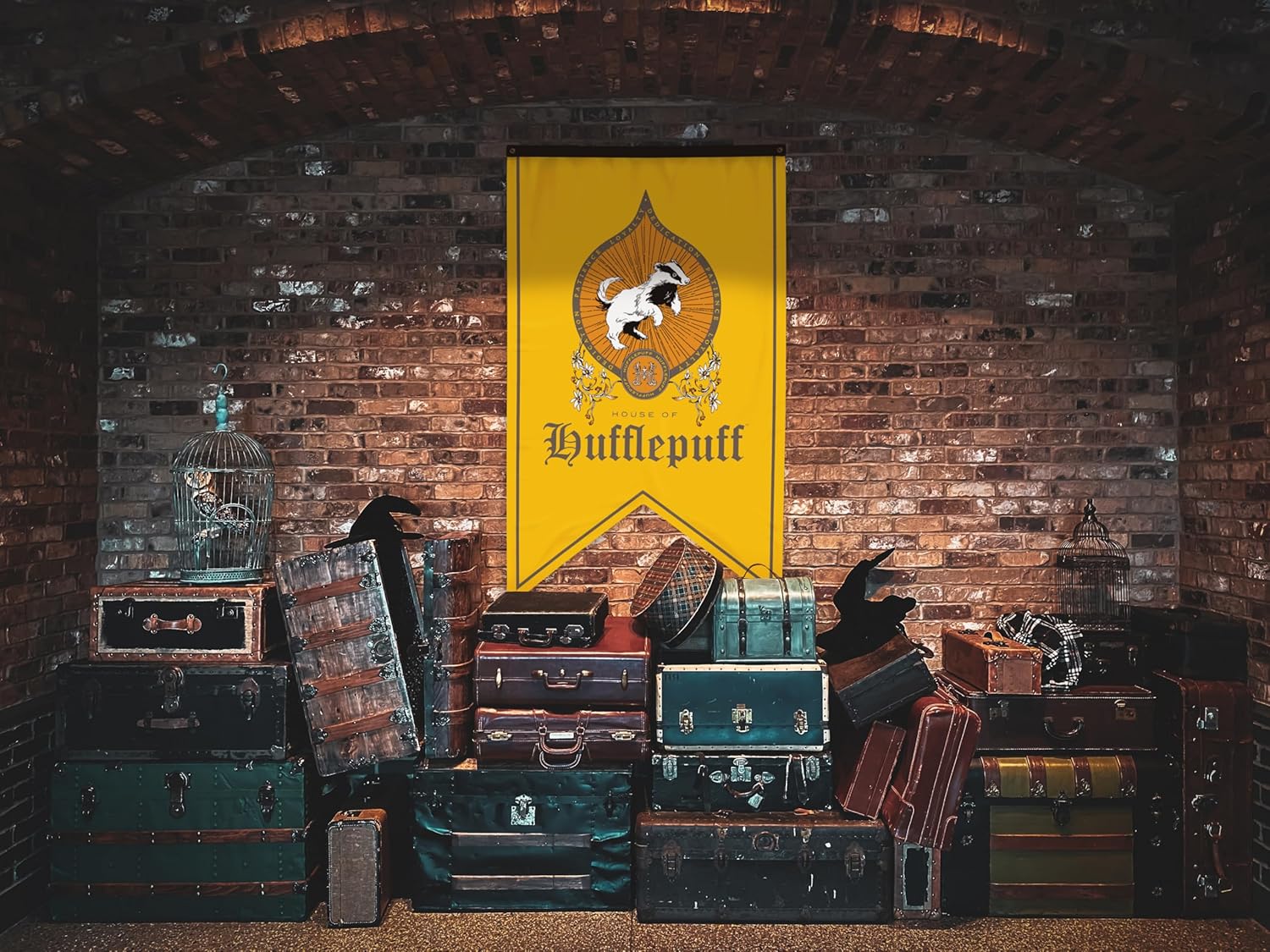 Conquest Journals Hufflepuff Banner 30 x 50 Flag Decor