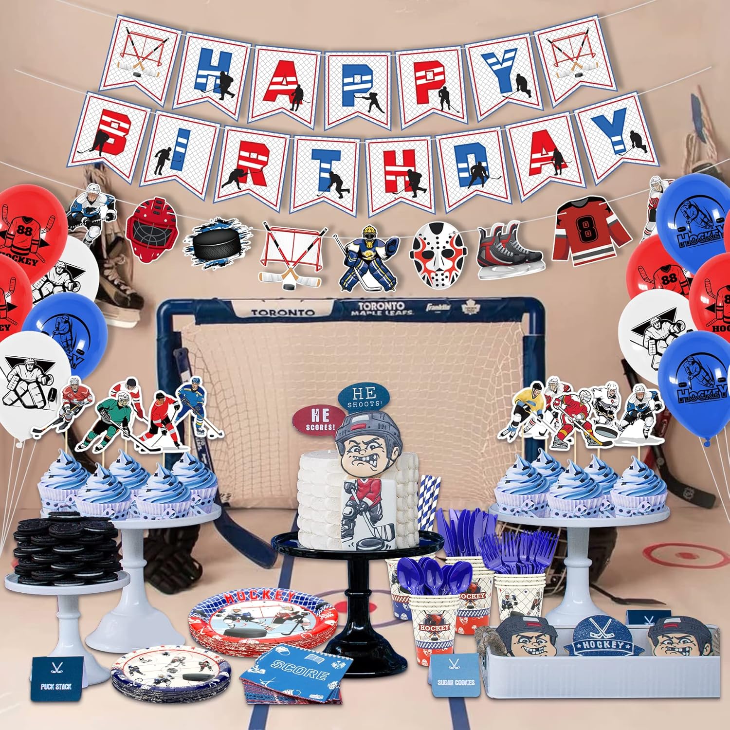 KEFAN Hockey Party Favor Set for 20 Kids