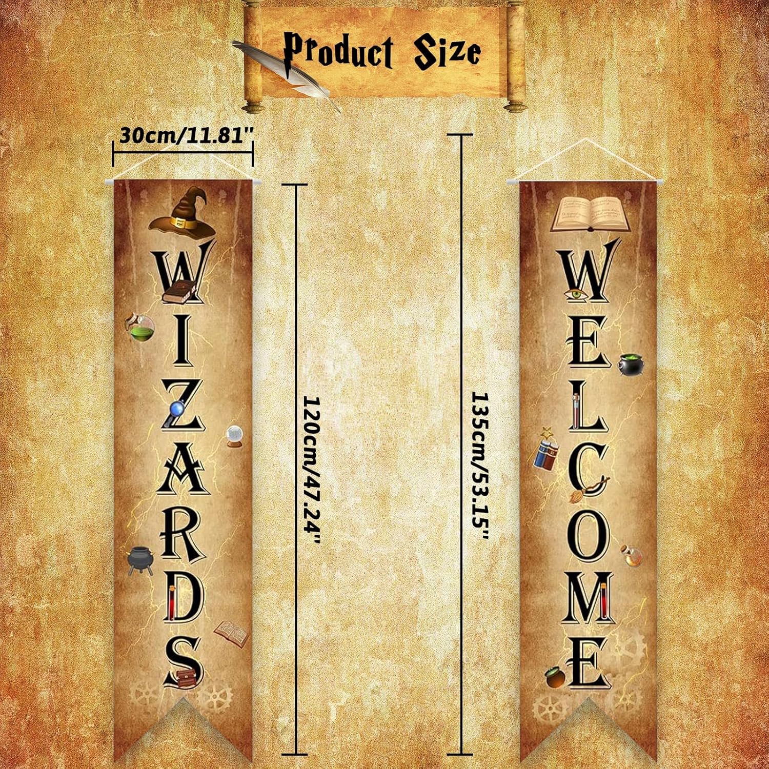 Magical Wizard Decorations for Front Porch and Yard